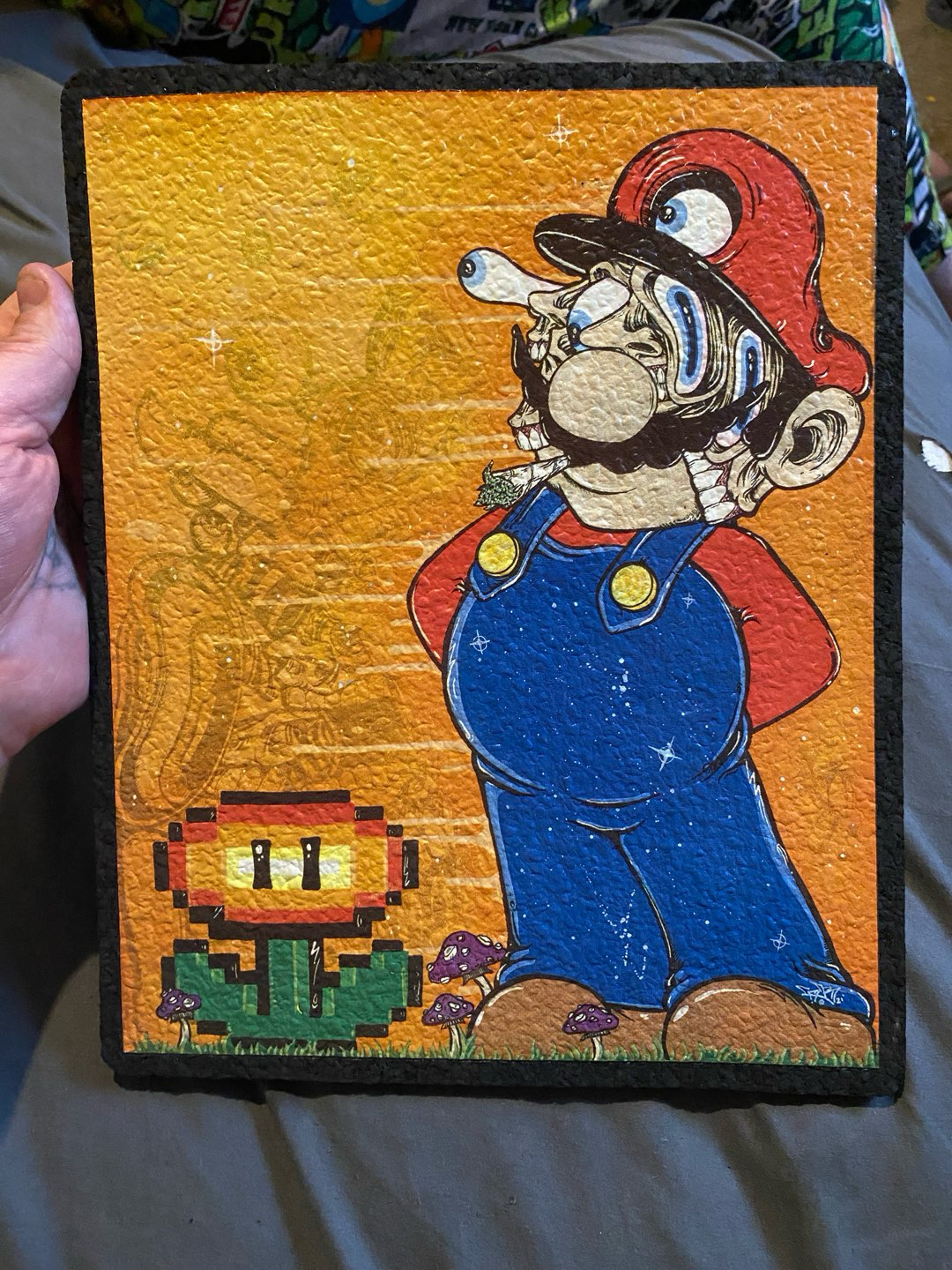 Preview pic of Trippy Mario moodmat