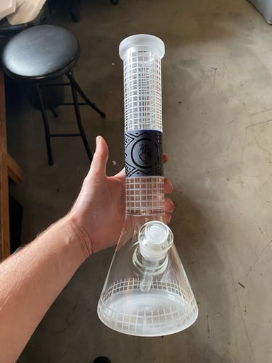 Preview pic of 7mm sandblasted beaker