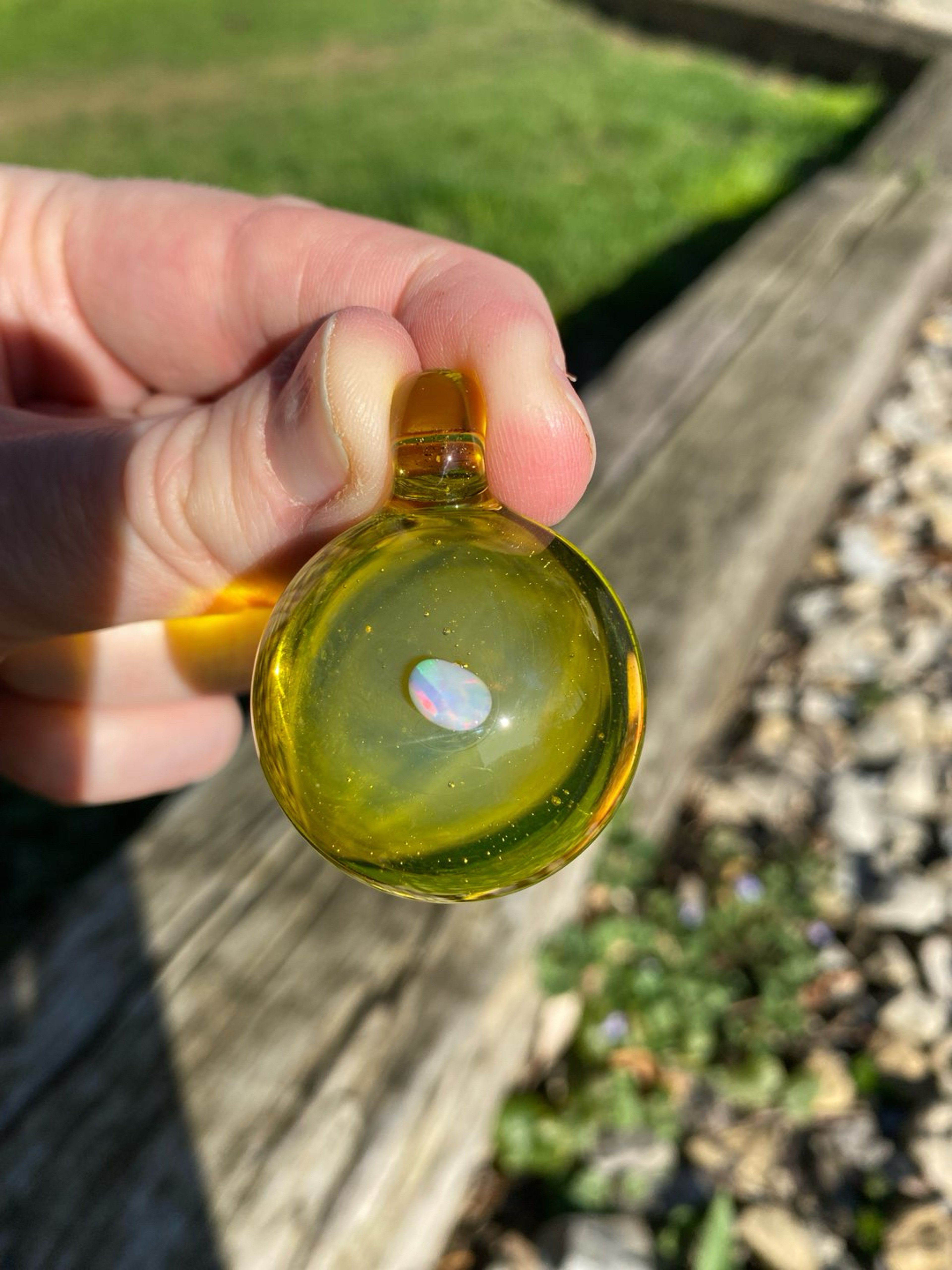 Preview pic of Yellow Opal Pendant