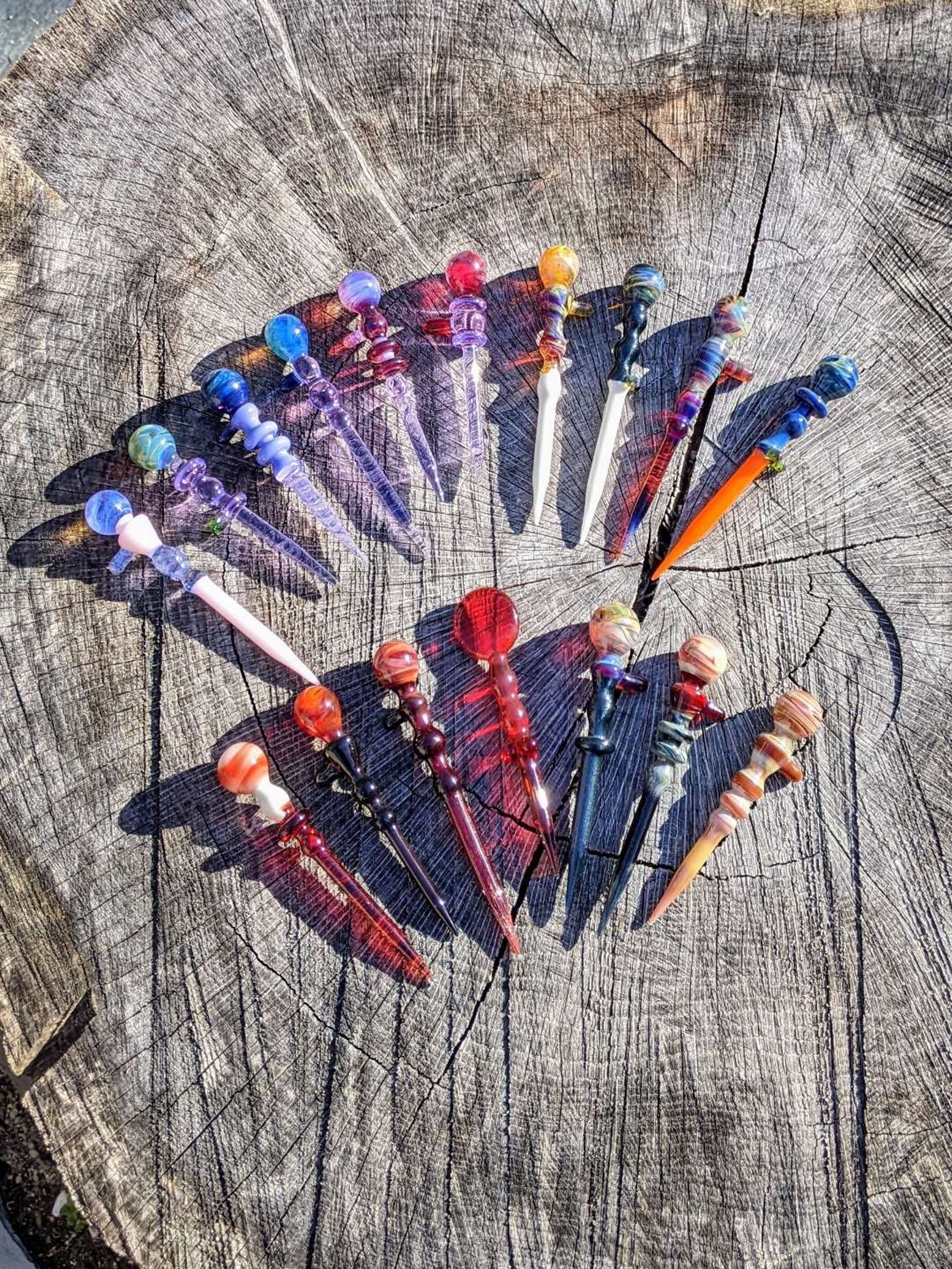 Preview pic of Hand Blown Tools/Pokers $25 each