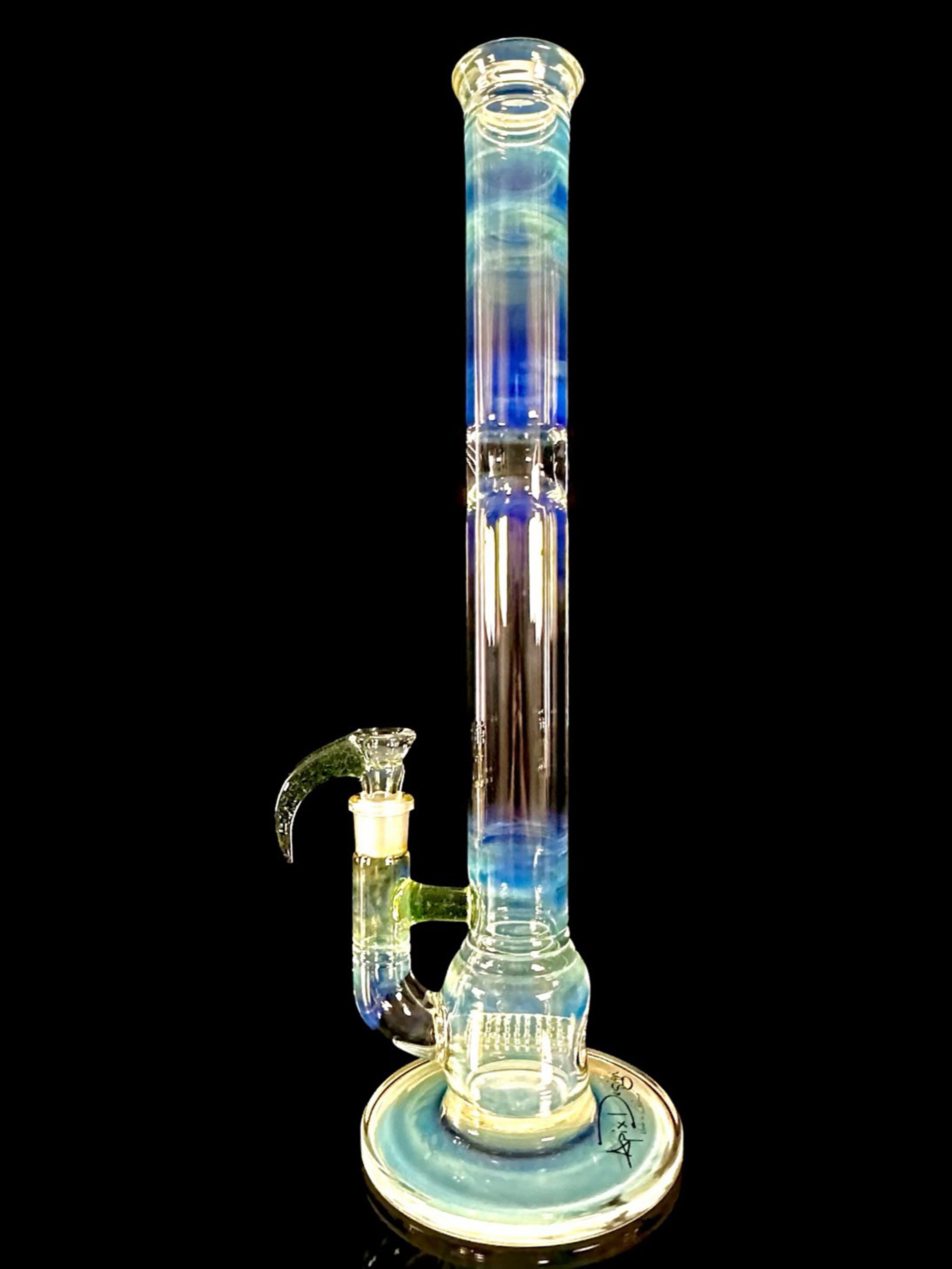 Preview pic of Apix Design Fumed Tropical Green King Stemline W/ Matching Slide