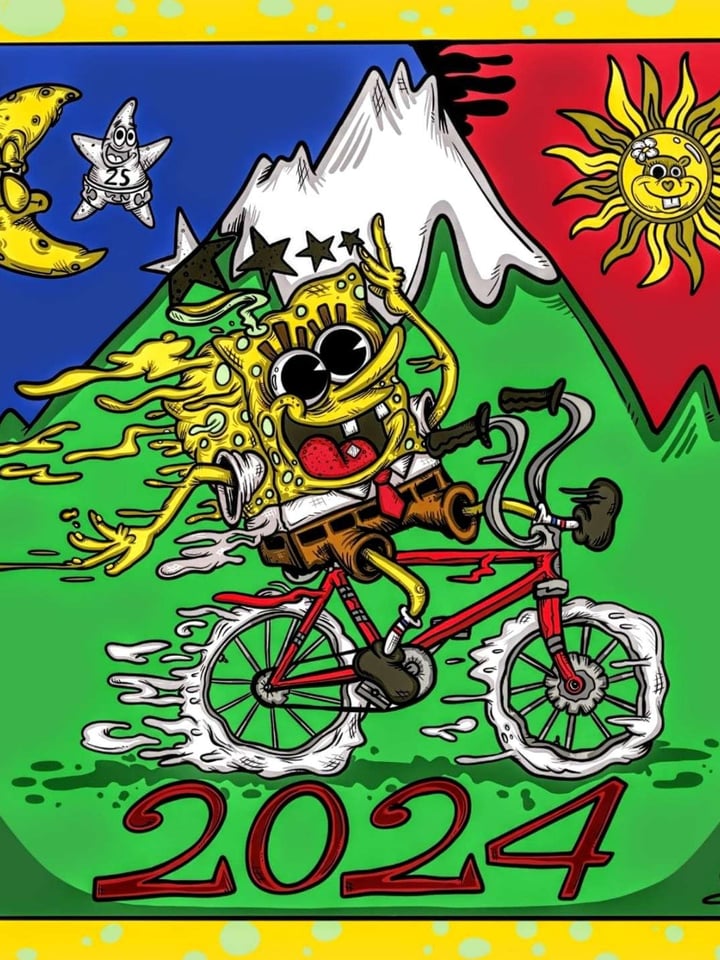 Vincent Gordon “Bike Day 2024 (SpongeBob)” Print