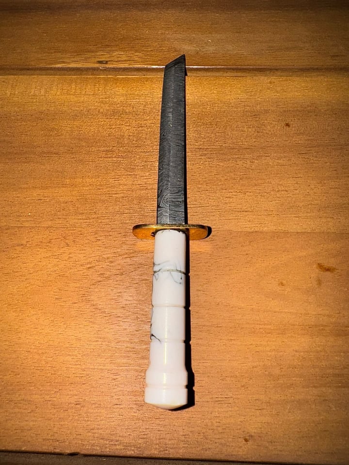 Damascus Sword Tool 5in Image 3