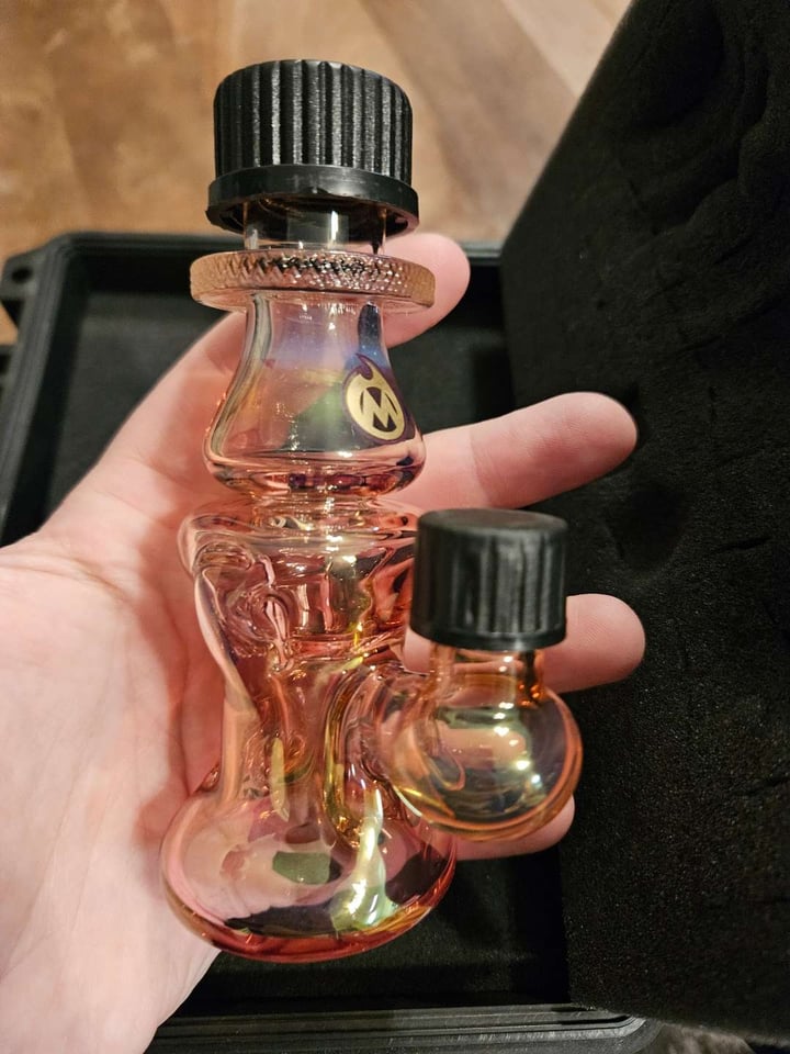 🔥Fumed Mini Bottle Recycler with Seals
