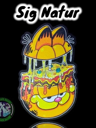 Preview pic of Moodmats -Dab Mat - #69 Sig Natur (Garfield Lasagna)