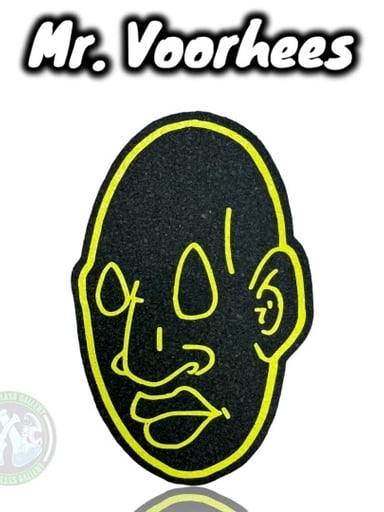 Preview pic of Moodmats -Dab Mat #63 - Mr. Voorhees (Yellow Face)