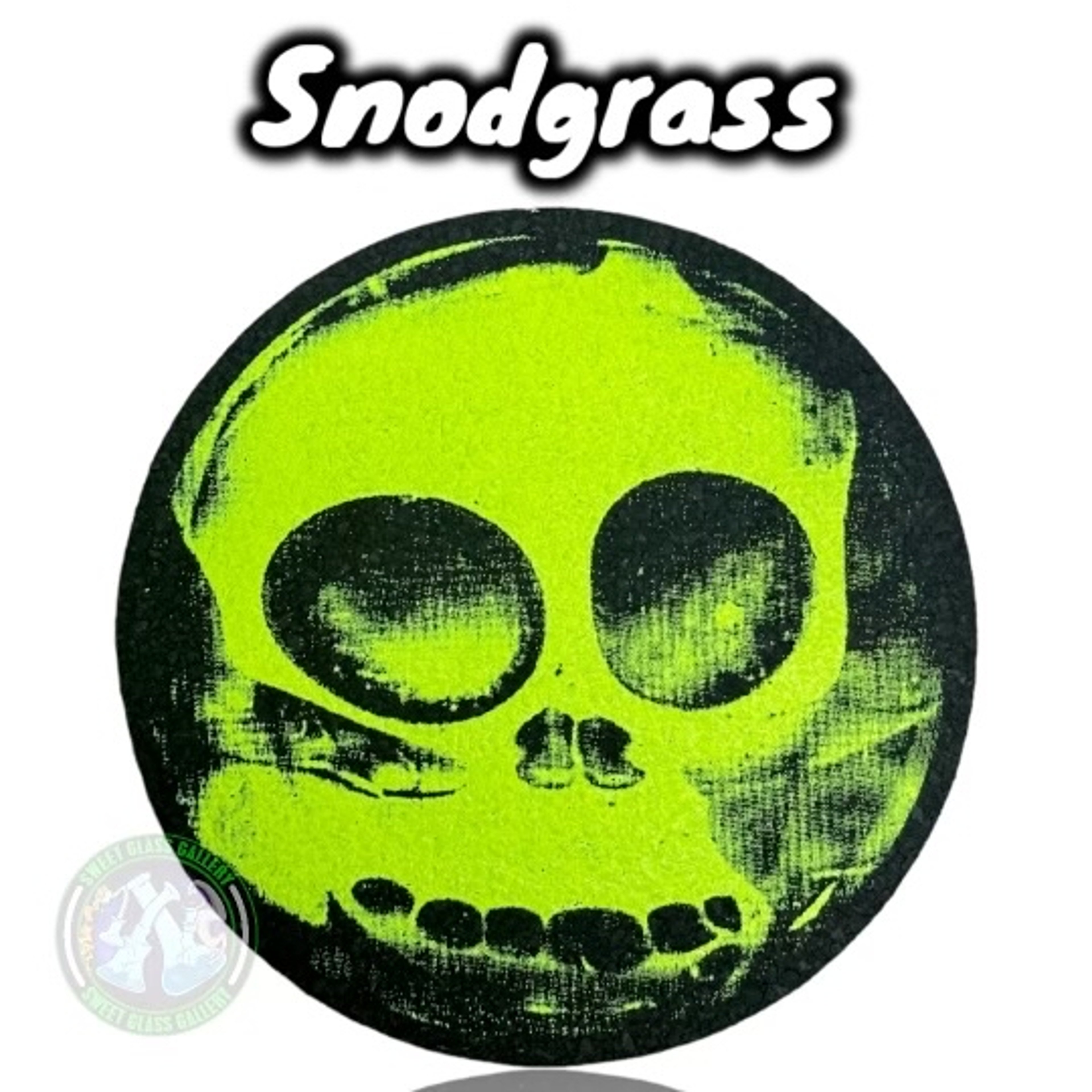 Preview pic of Moodmats -Dab Mat - #75 Snodgrass (Bright Green Skull)