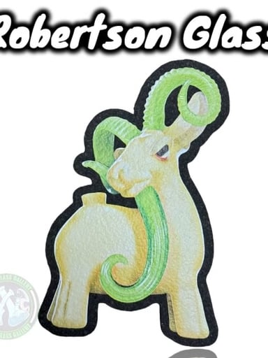 Preview pic of Moodmats -Dab Mat #68 Robertson Glass (Goat)