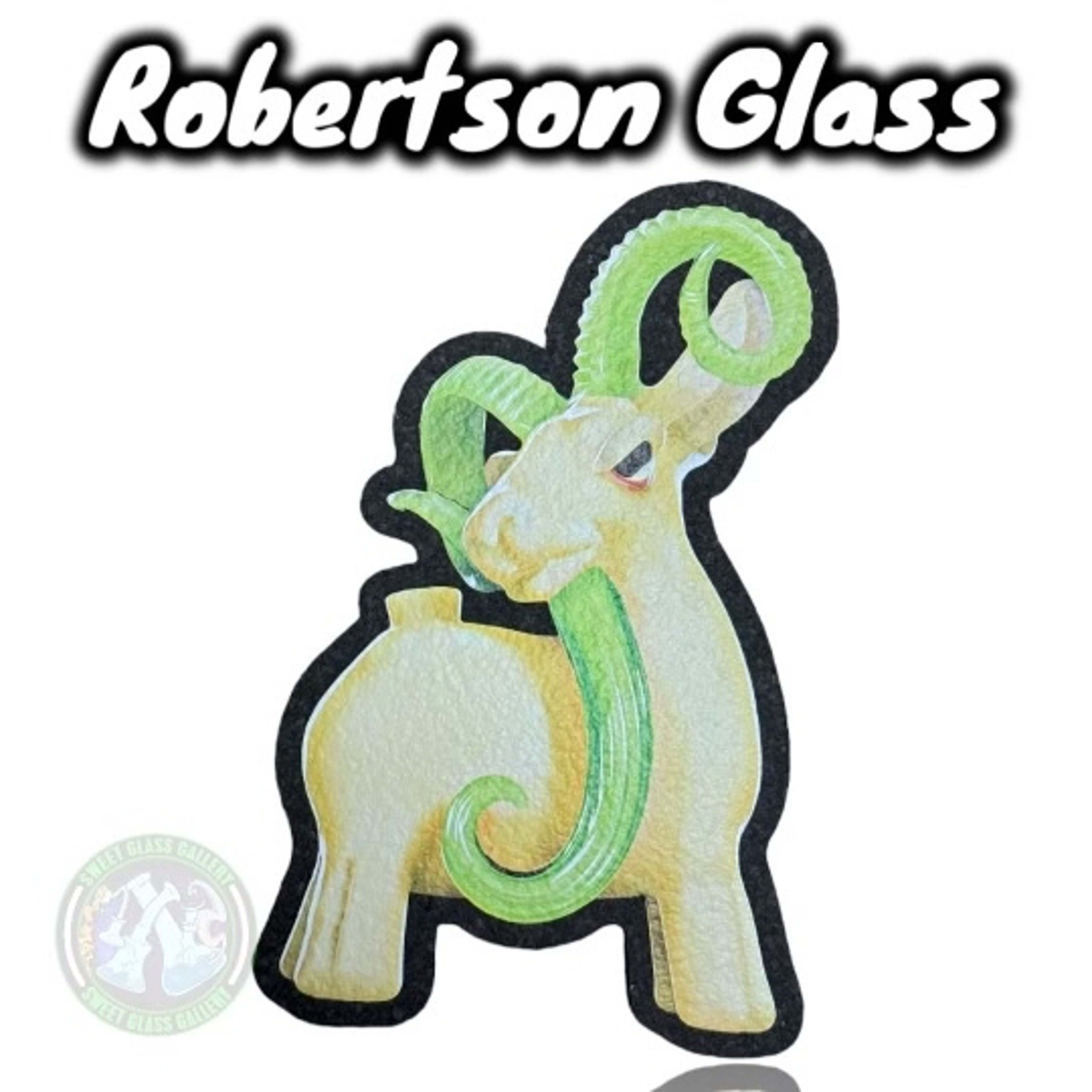 Preview pic of Moodmats -Dab Mat #68 Robertson Glass (Goat)