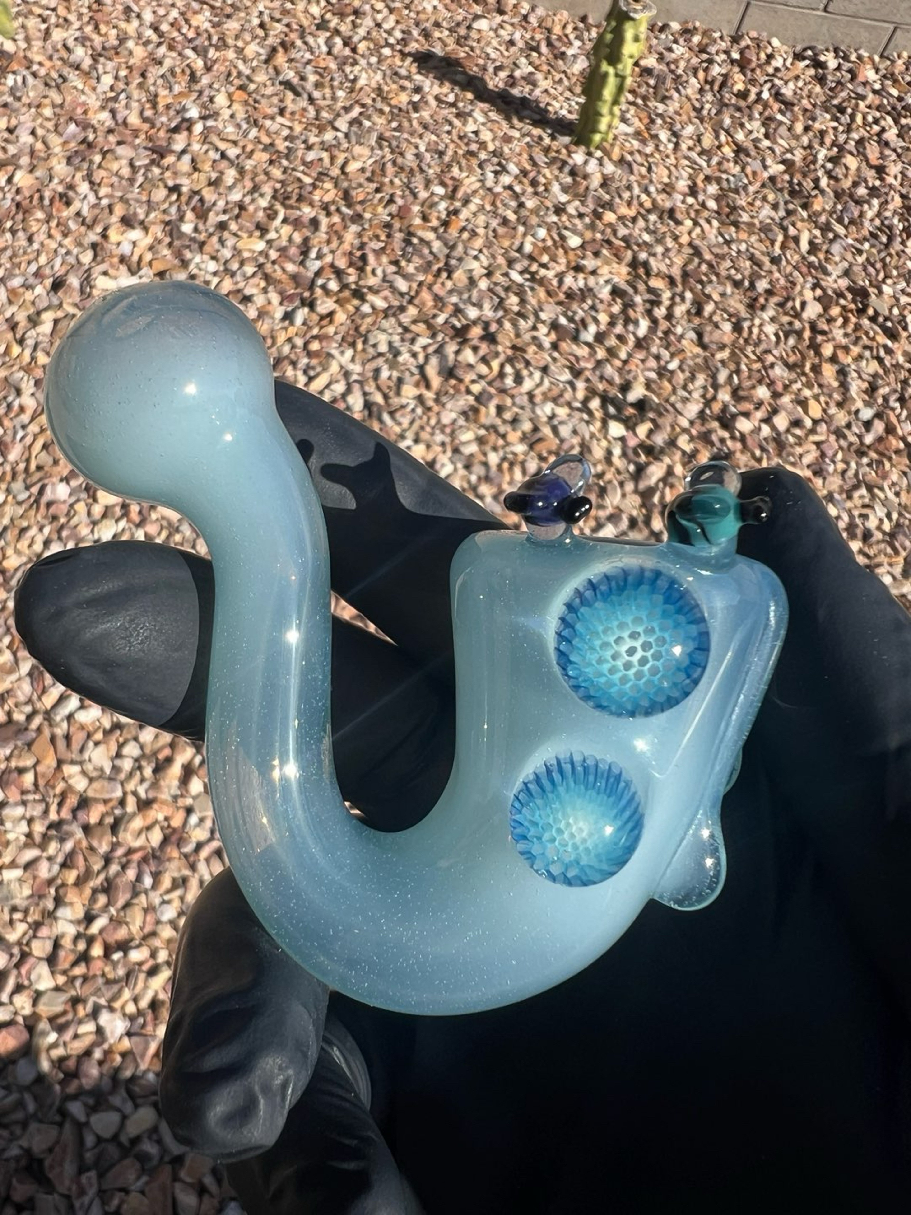 Preview pic of @joepglass Honeycomb Bee Sherlock Dry Pipe (Signed & Dated)