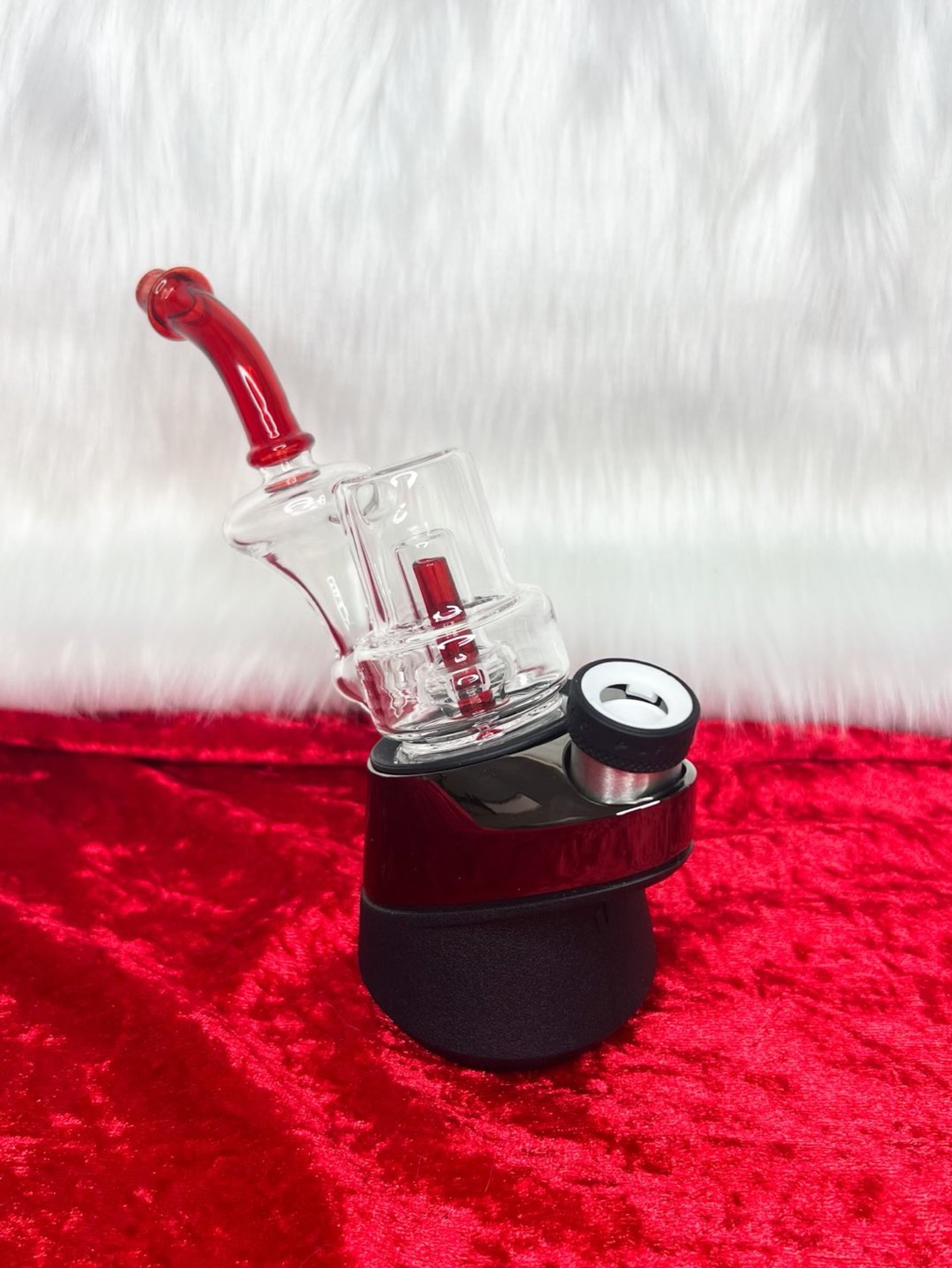 Preview pic of Red Recycler Puffco Glass Replacement