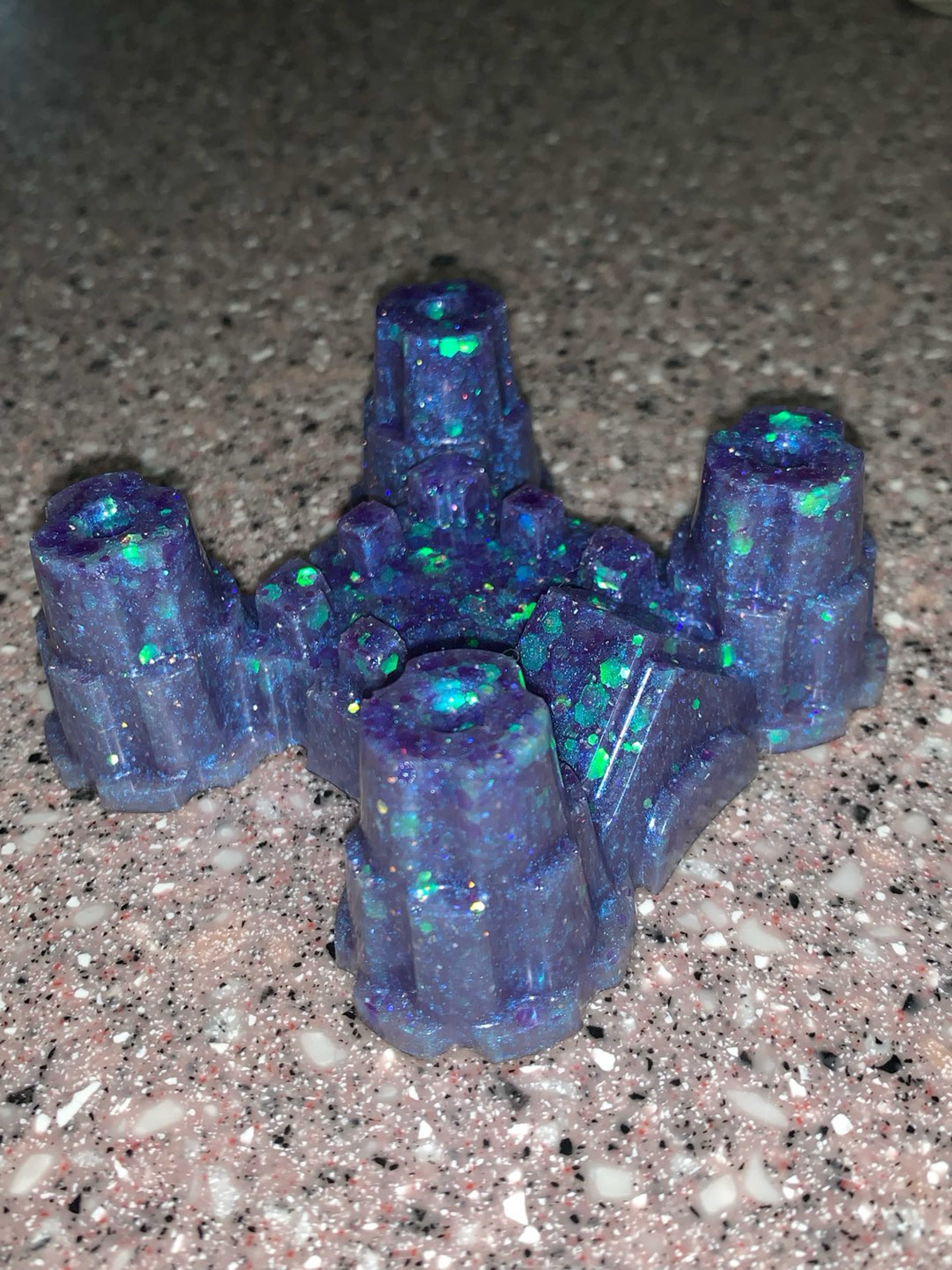 Preview pic of Purple Castle Marble Stand 🏰