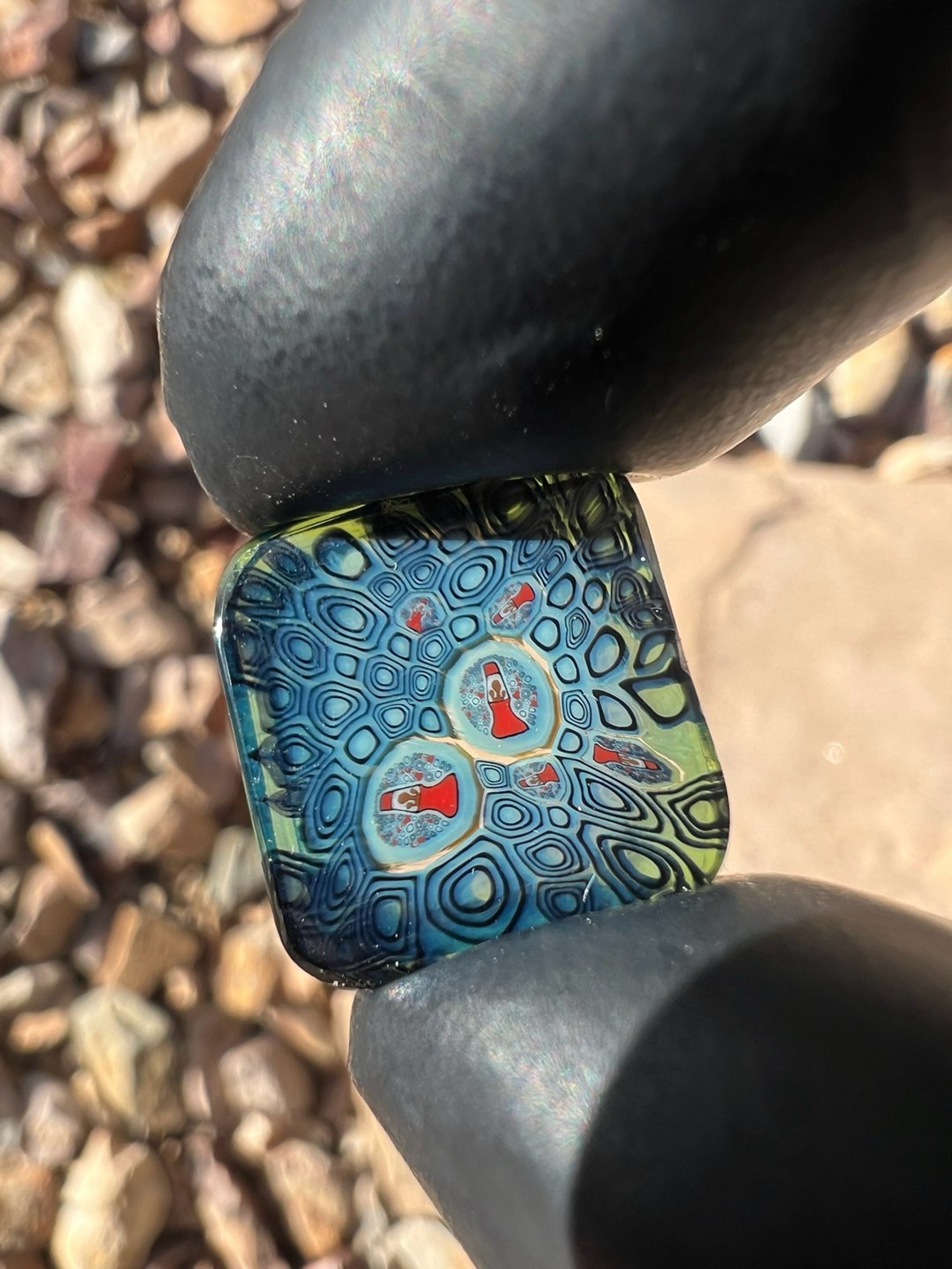 Preview pic of @bluegrassglass X @middleton_glassworks Polished Milli Coin 1.73g 19mm