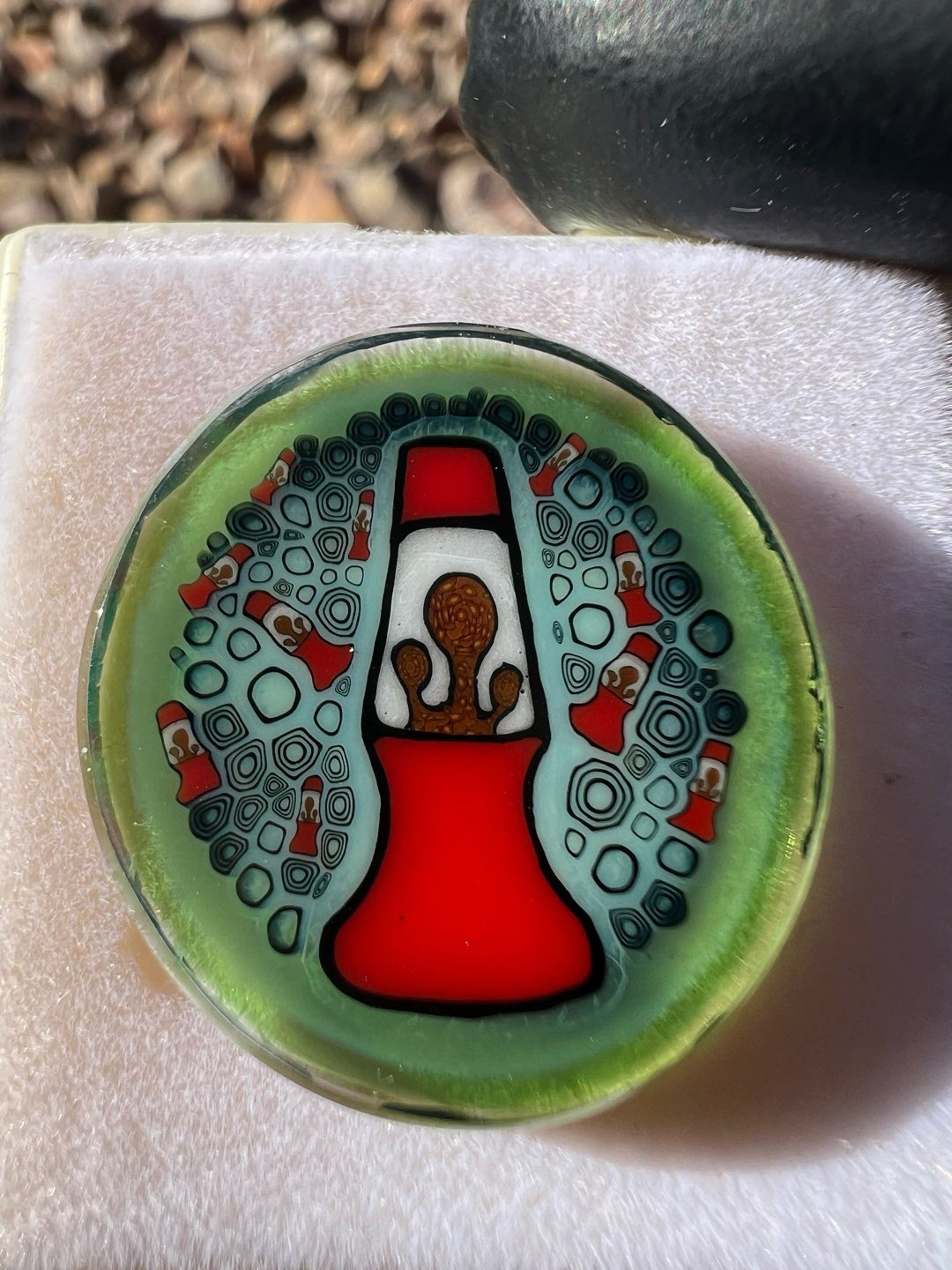 Preview pic of @bluegrassglass X @middleton_glassworks Polished Milli Coin 3.16g 23mm