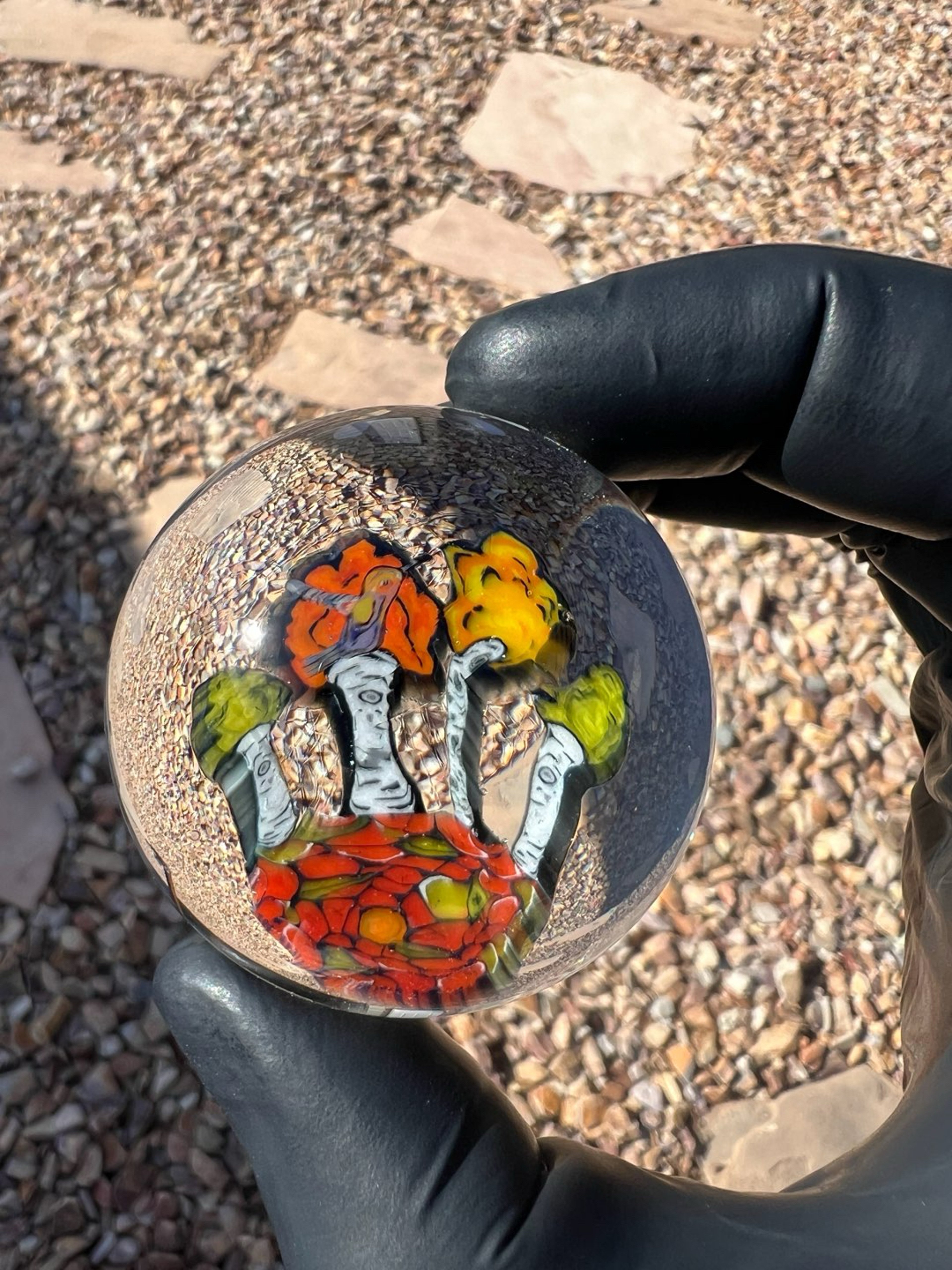 Preview pic of @robert_g_koch Large Hummingbird Forest Milli Marble 51mm