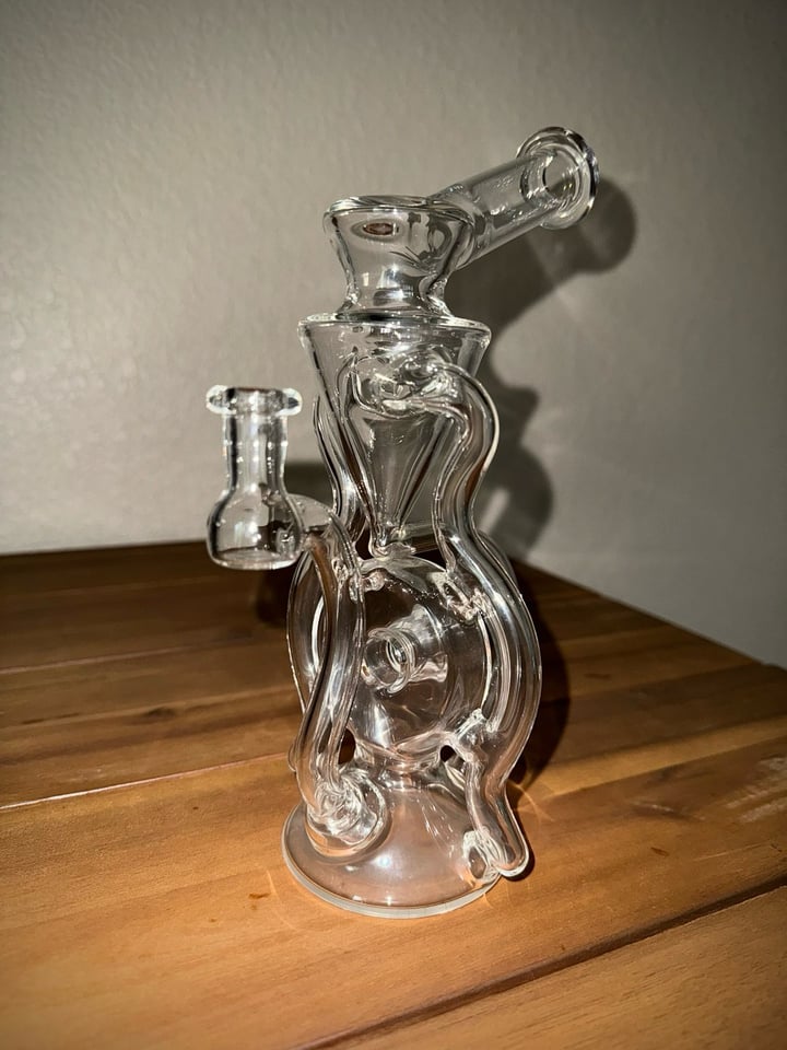 Ra Glass Scarab Recycler 10mm Image