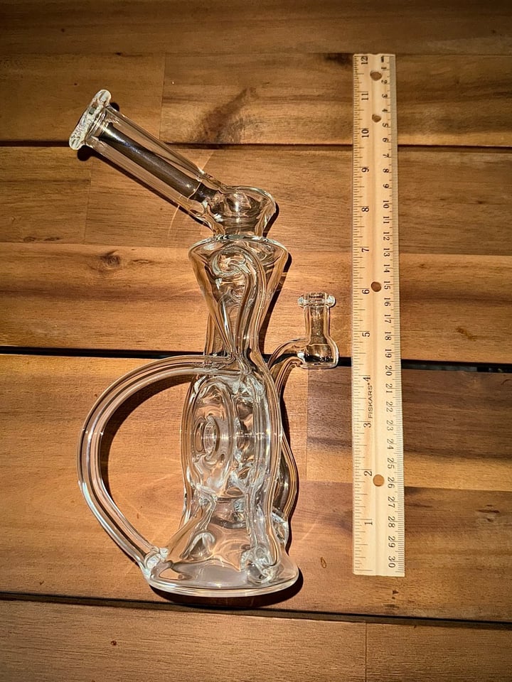 Ra Glass Scarab Recycler 10mm Image 3