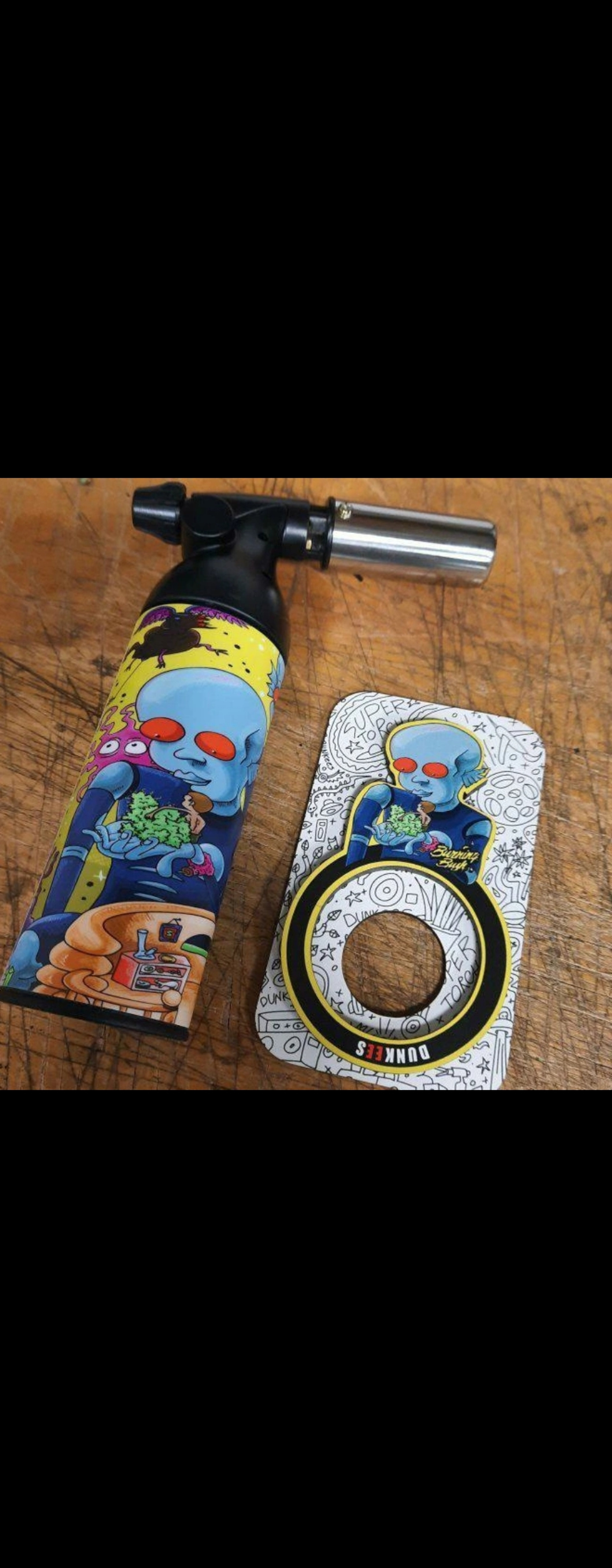 Preview pic of 🔥 Adjustable Torch w Base "Fantastic Planet"
