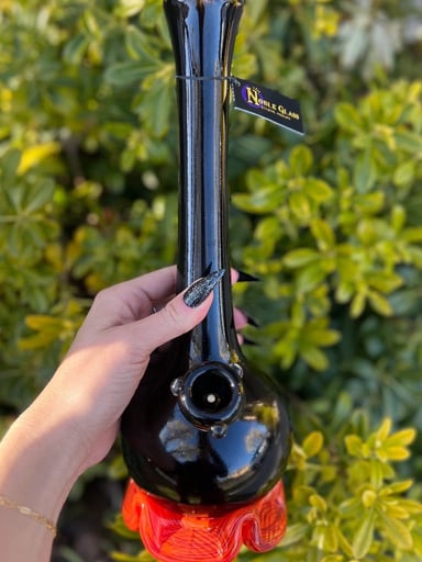 Preview pic of Noble Glass Black 12in Soft Glass Beaker USA