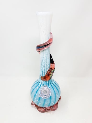 Preview pic of Noble Glass Cotton Candy Dichroic Neck