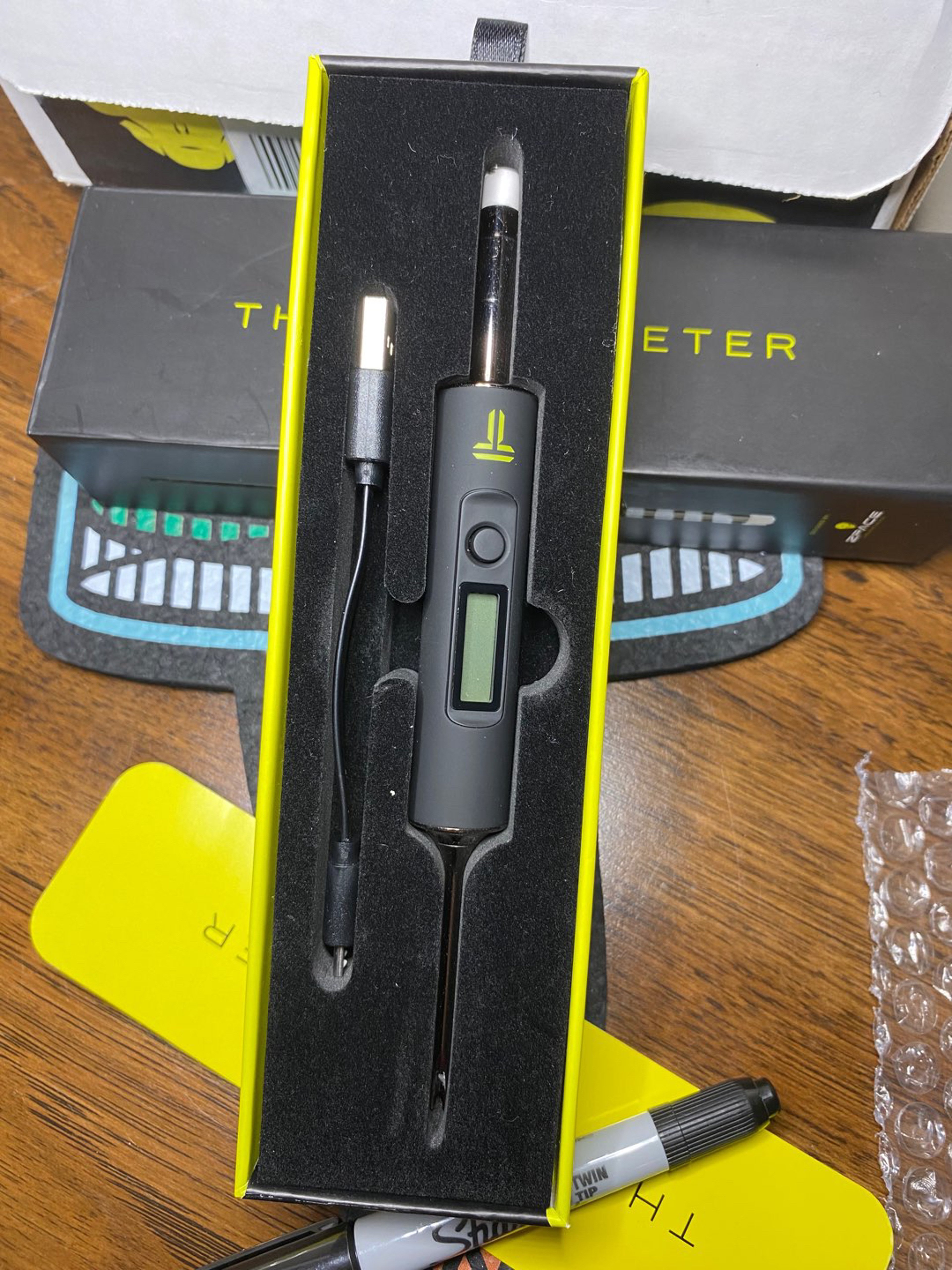 Preview pic of “The Terpometer” Quartz temp reader