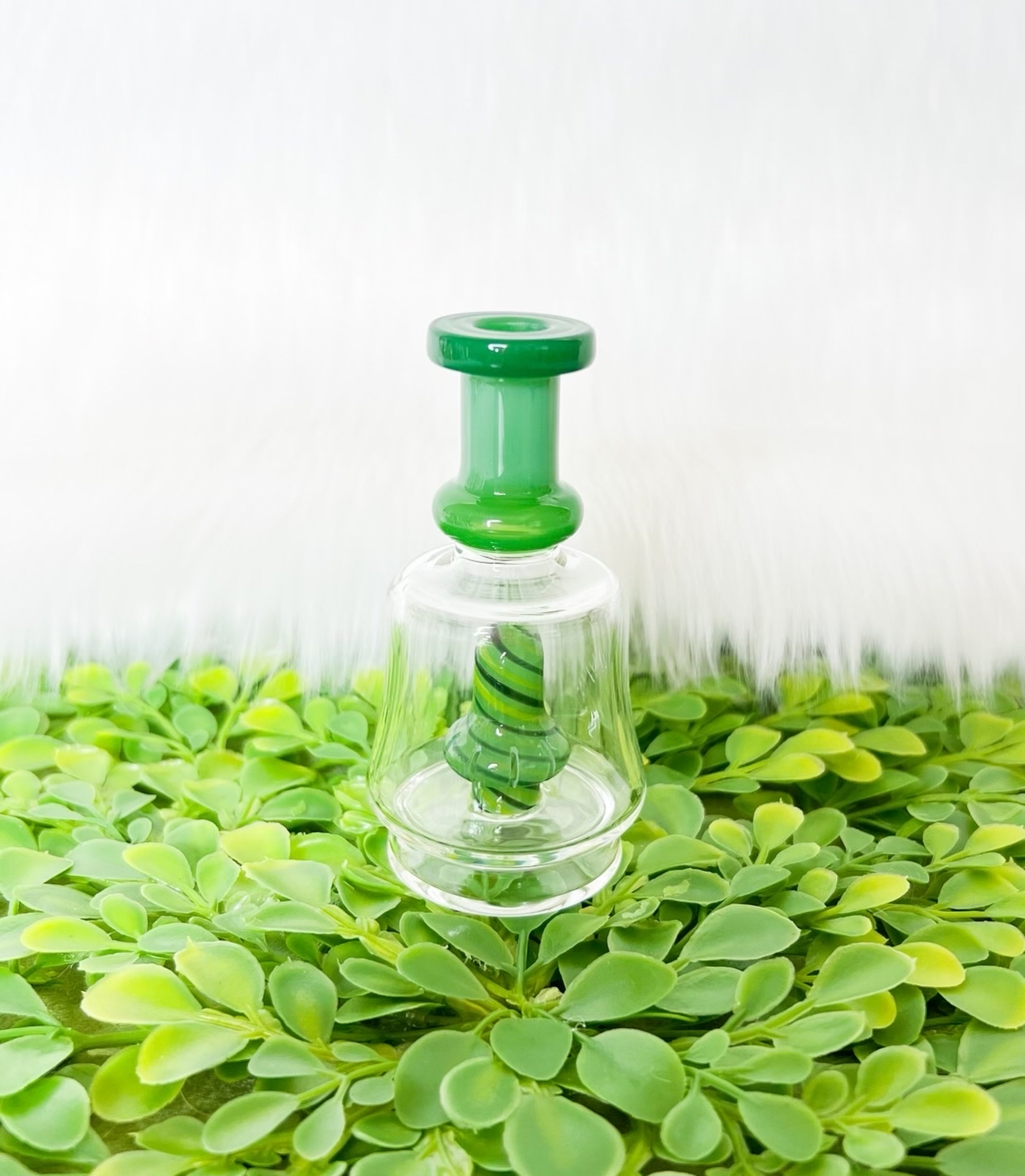 Preview pic of Green Black Swirl Puffco Glass Replacement