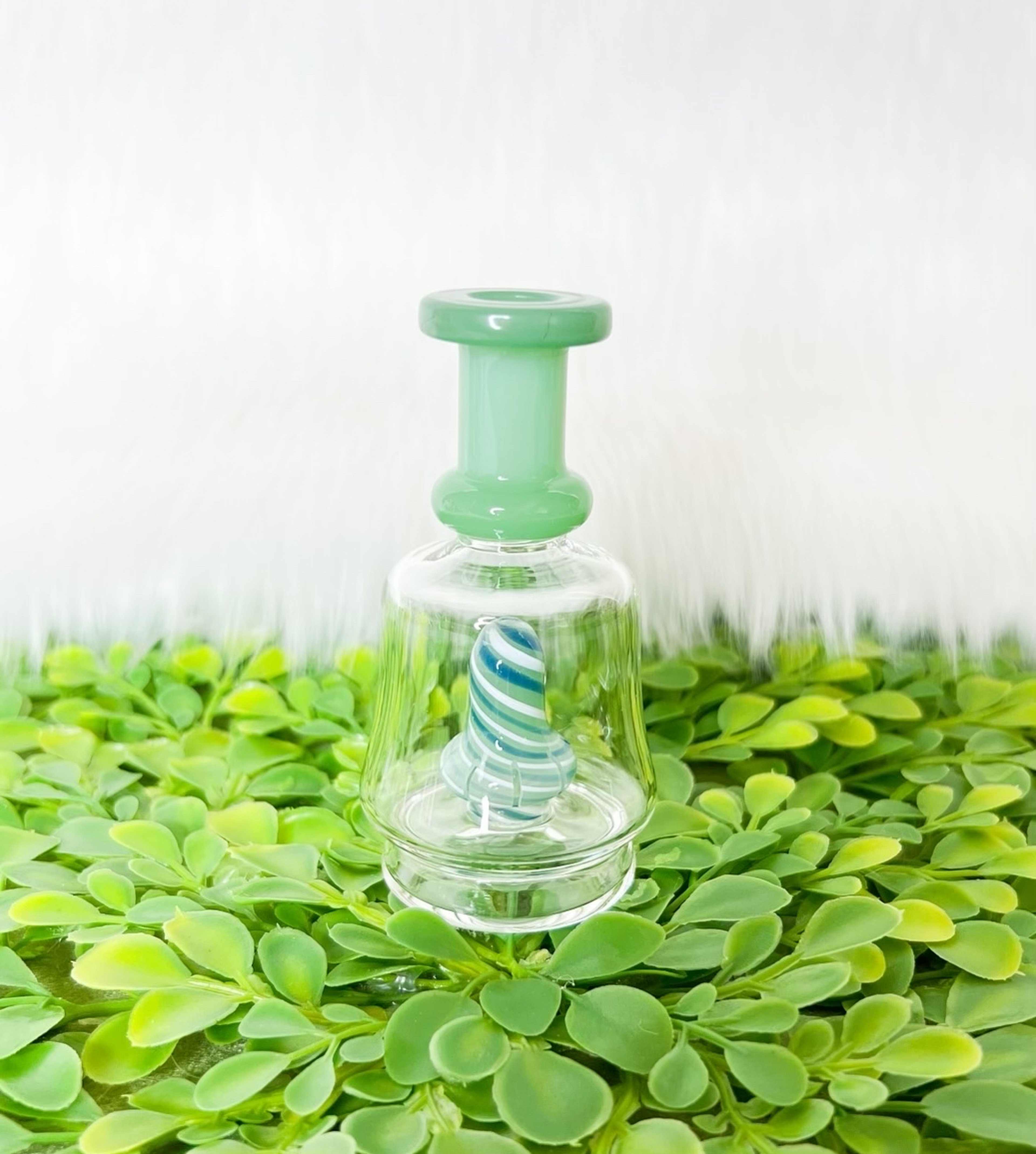 Preview pic of Green White Swirl Puffco Glass Replacement