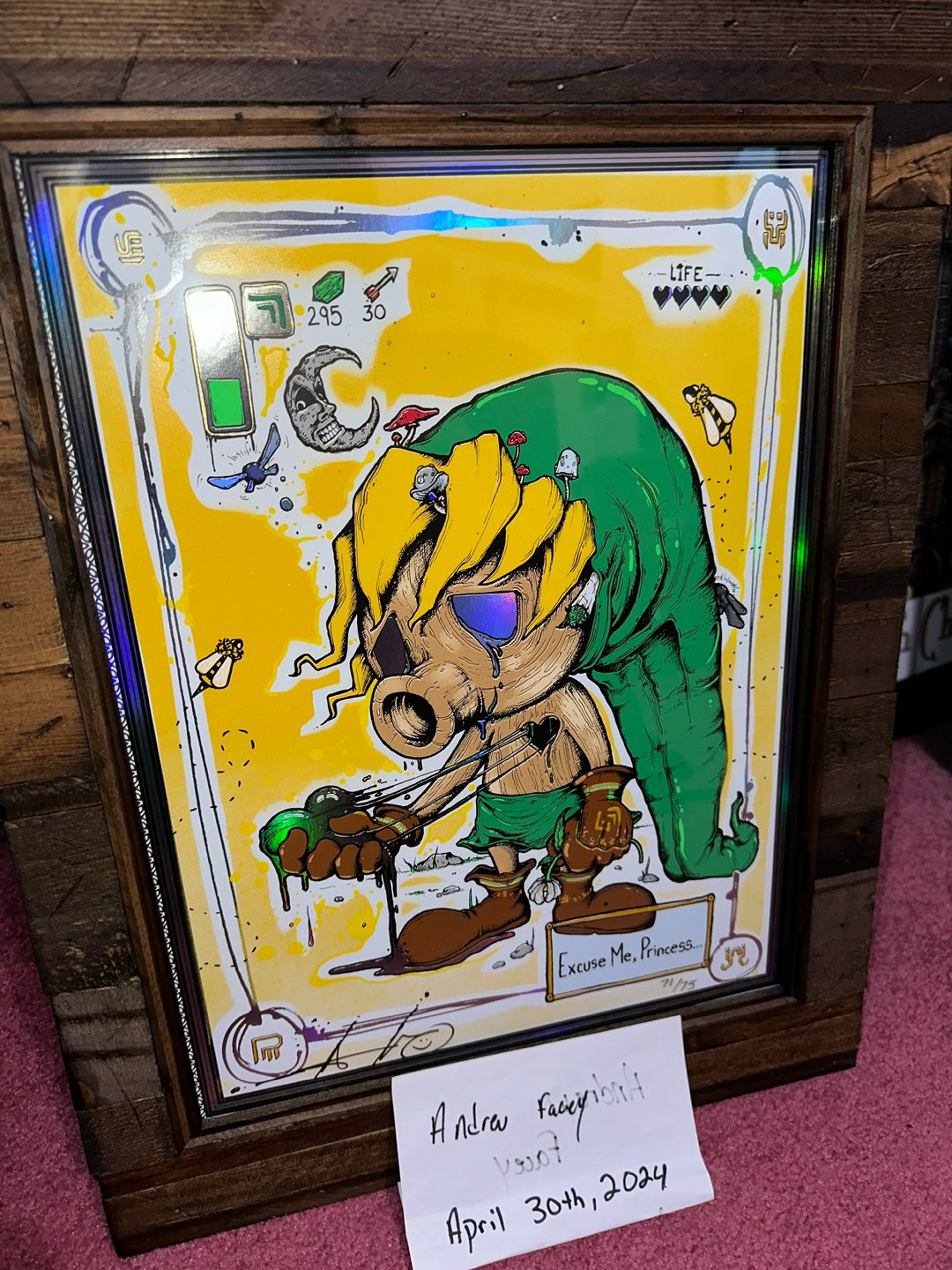 Preview pic of Abrooks Zelda Foil #71/75 EMBLEMISHED