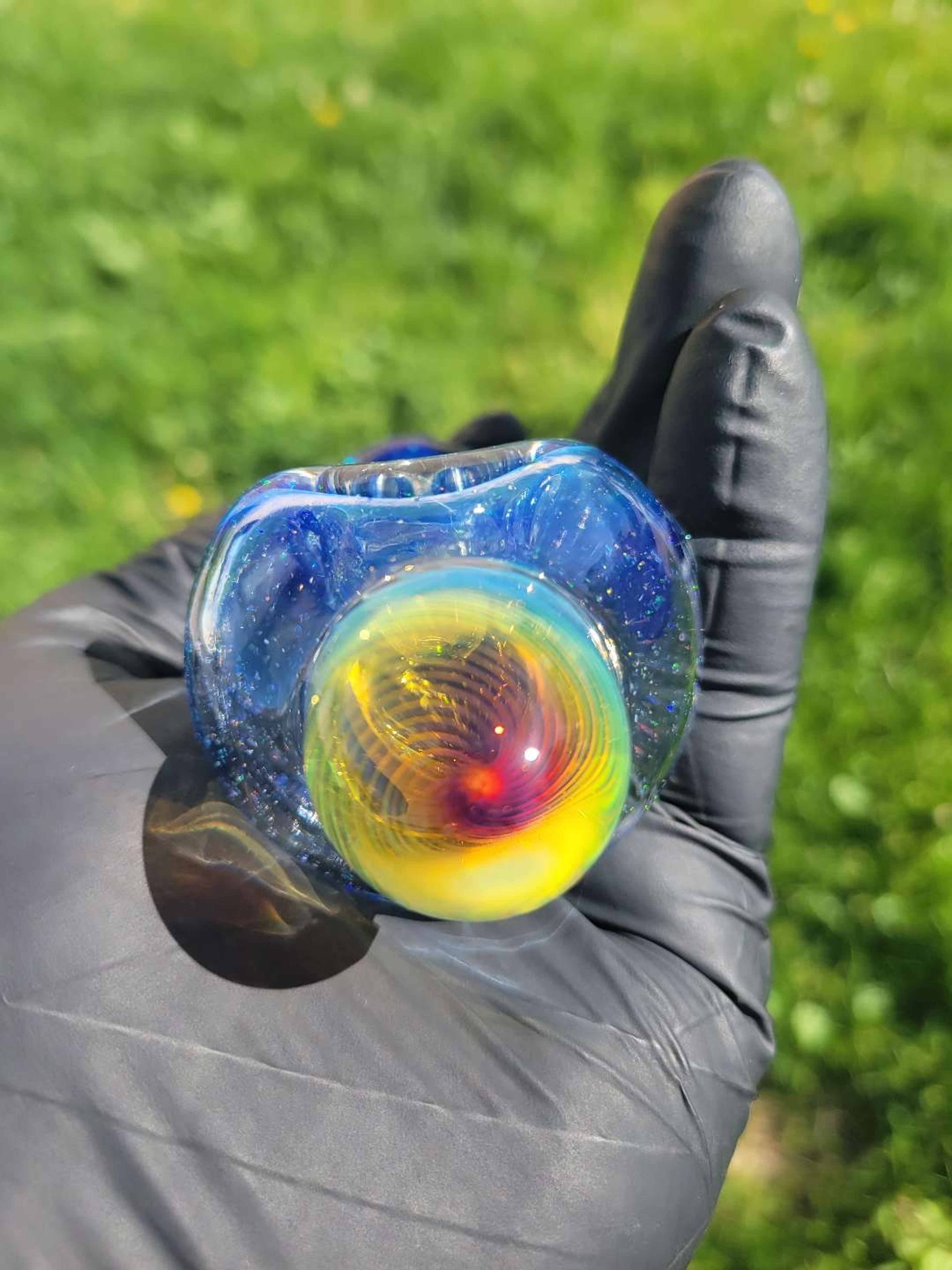 Preview pic of LAYZGLASS CRUSHED OPAL SPOON