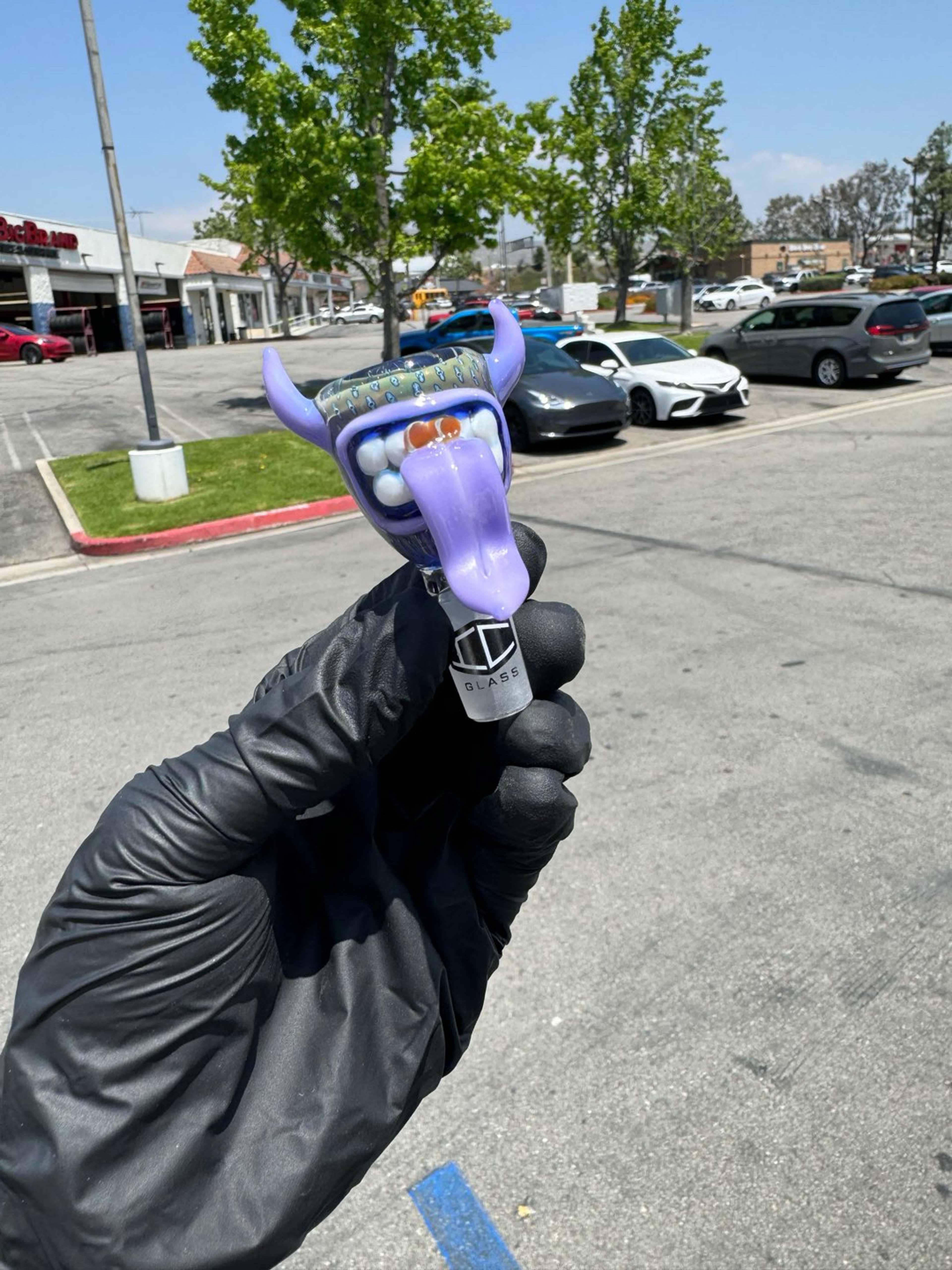 Preview pic of Ic Glass monster slide purple