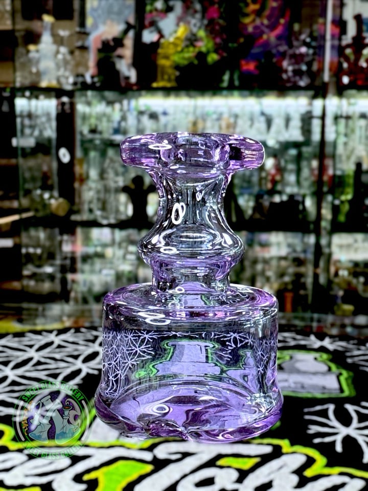 Evol Glass - Puffco Dry Attachment - Transparent Purple