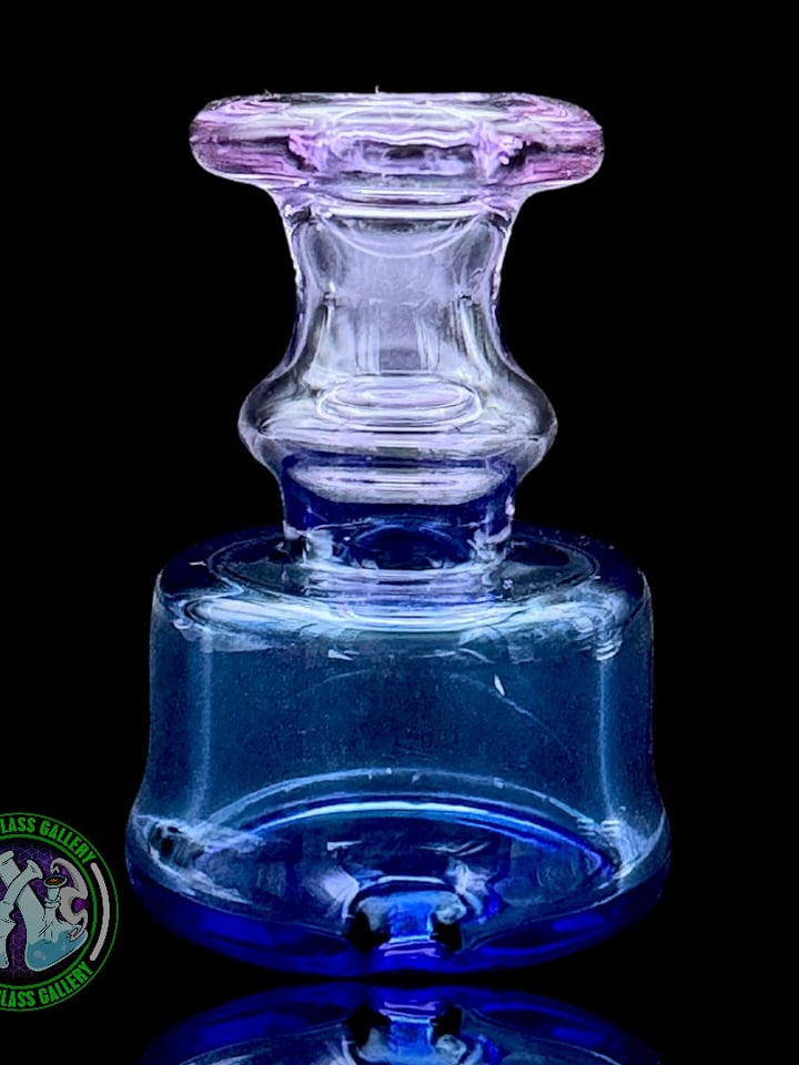 Evol Glass - Puffco Dry Attachment - Transparent Purple/Blue