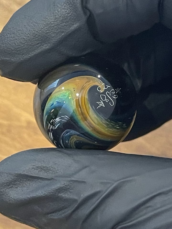 N8 Miers Signed Space Marble