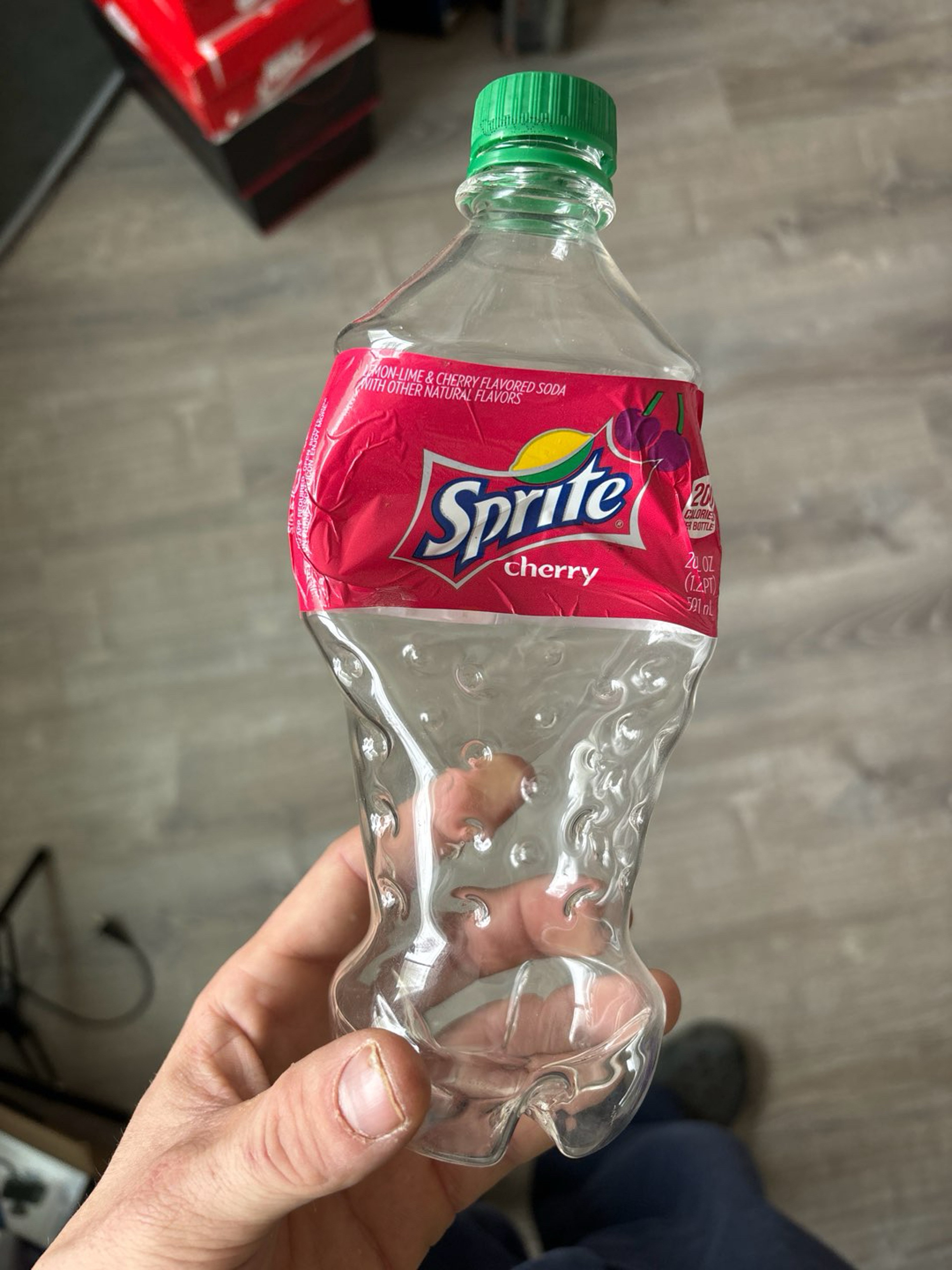 Preview pic of Eskuche crushed sprite bottle non functional