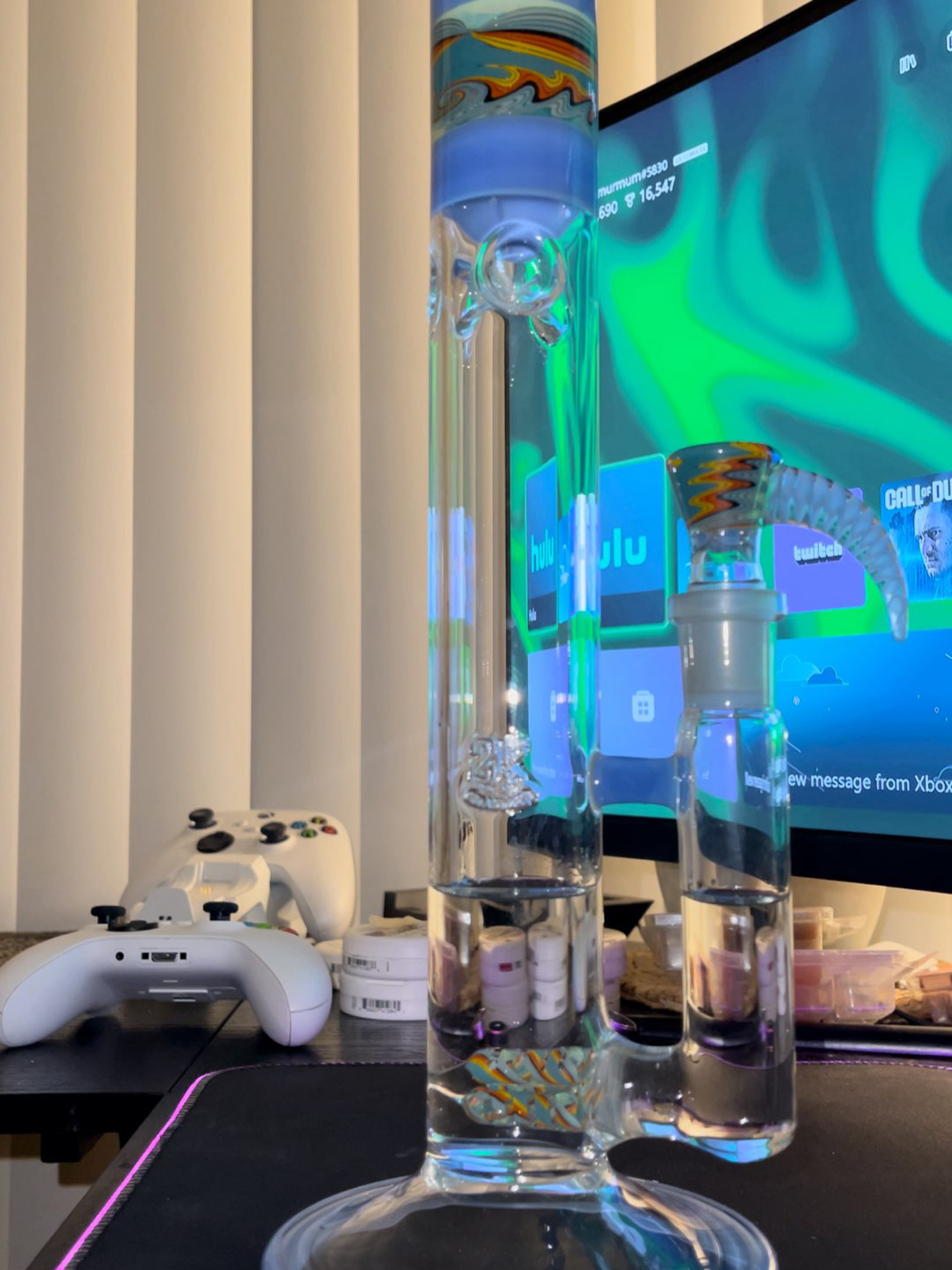 Preview pic of 2k glass art straght tube