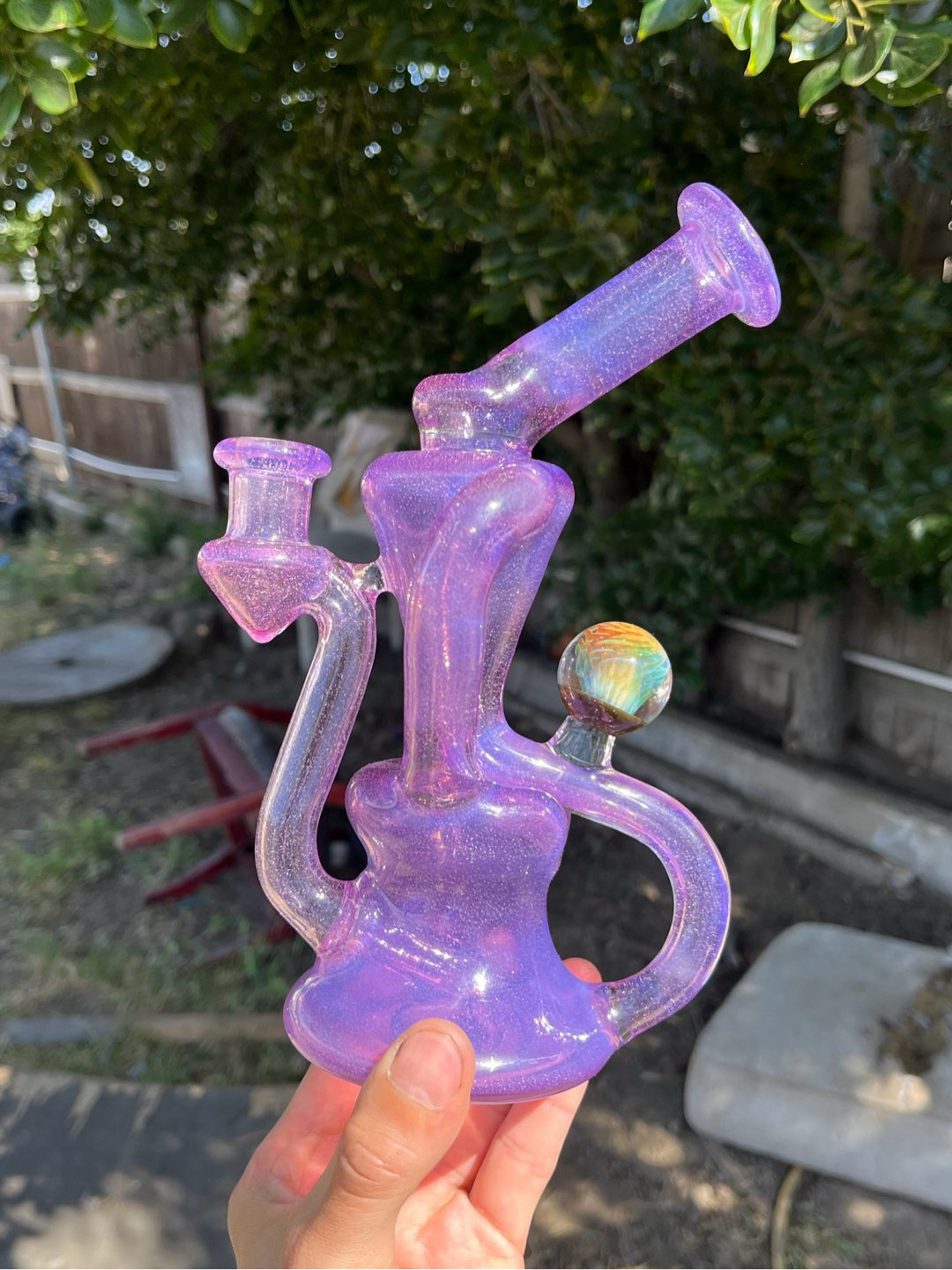 Preview pic of GMG Gold purple dual uptake recycler