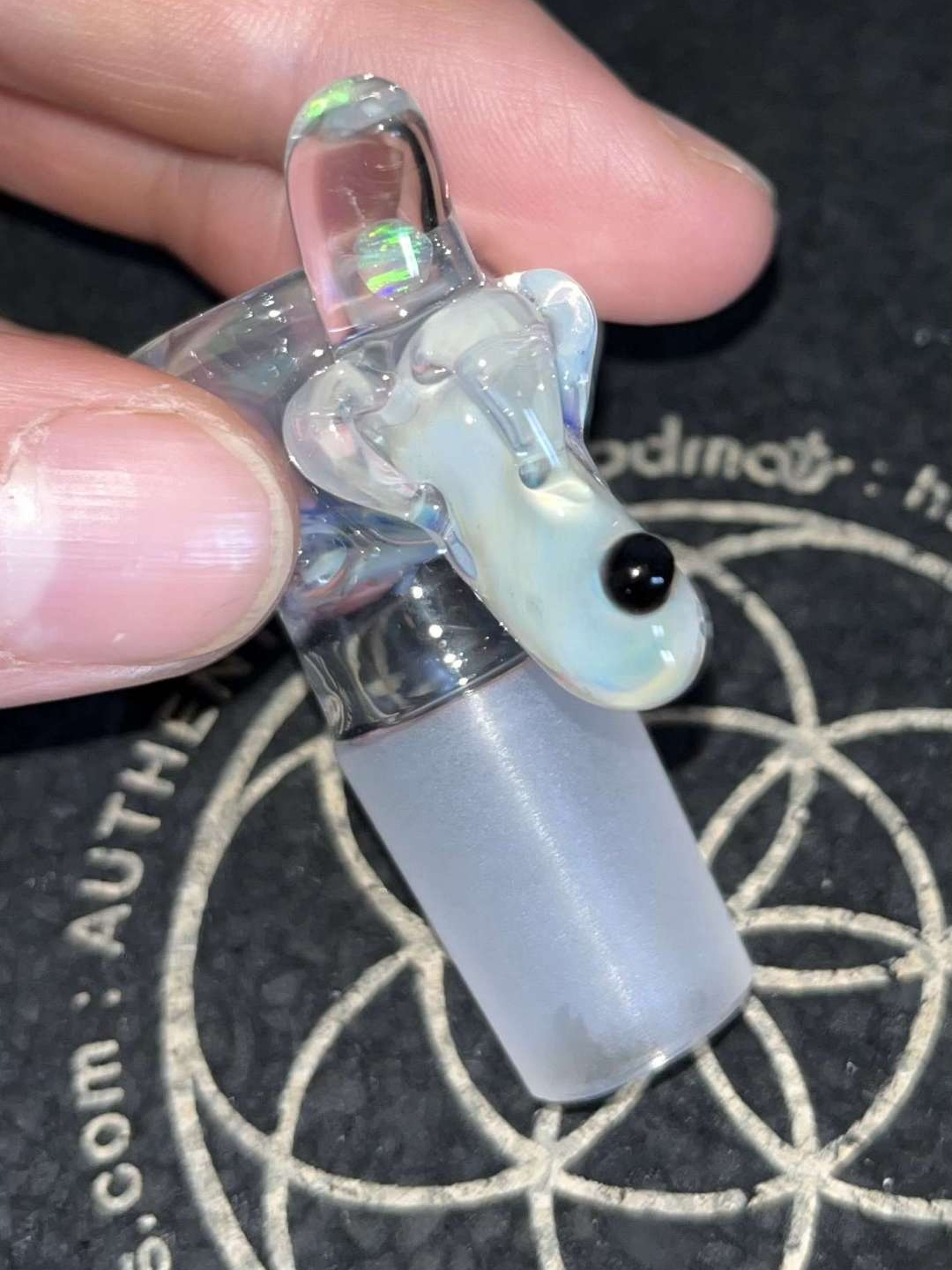 Preview pic of Ozone Banana Dippy Glass Slide