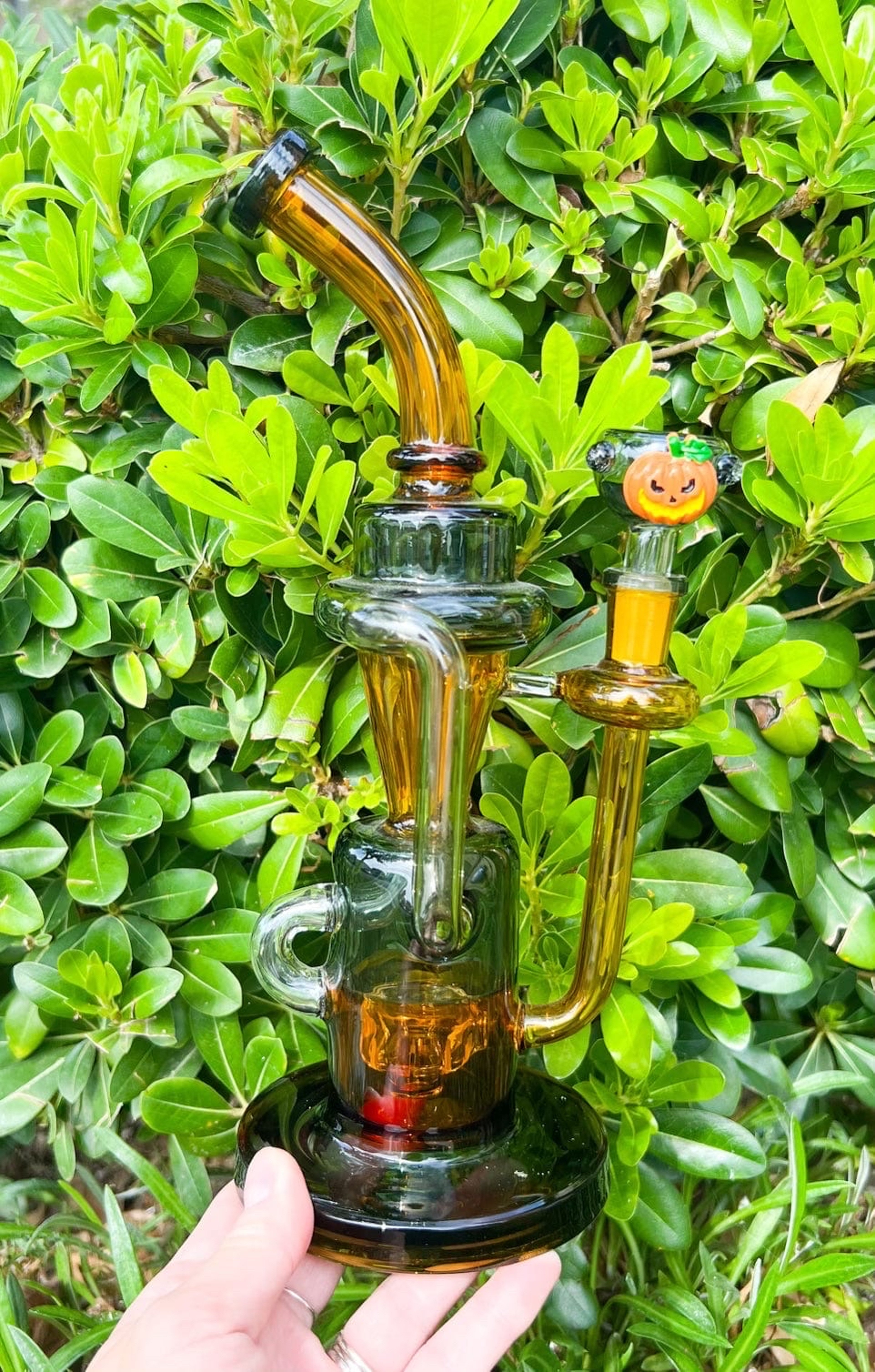 Preview pic of Pumpkin King 11in Black/Orange Recycler