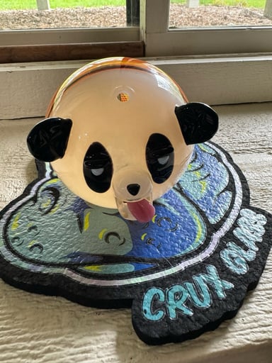 Preview pic of Domino x Crux glass panda orb