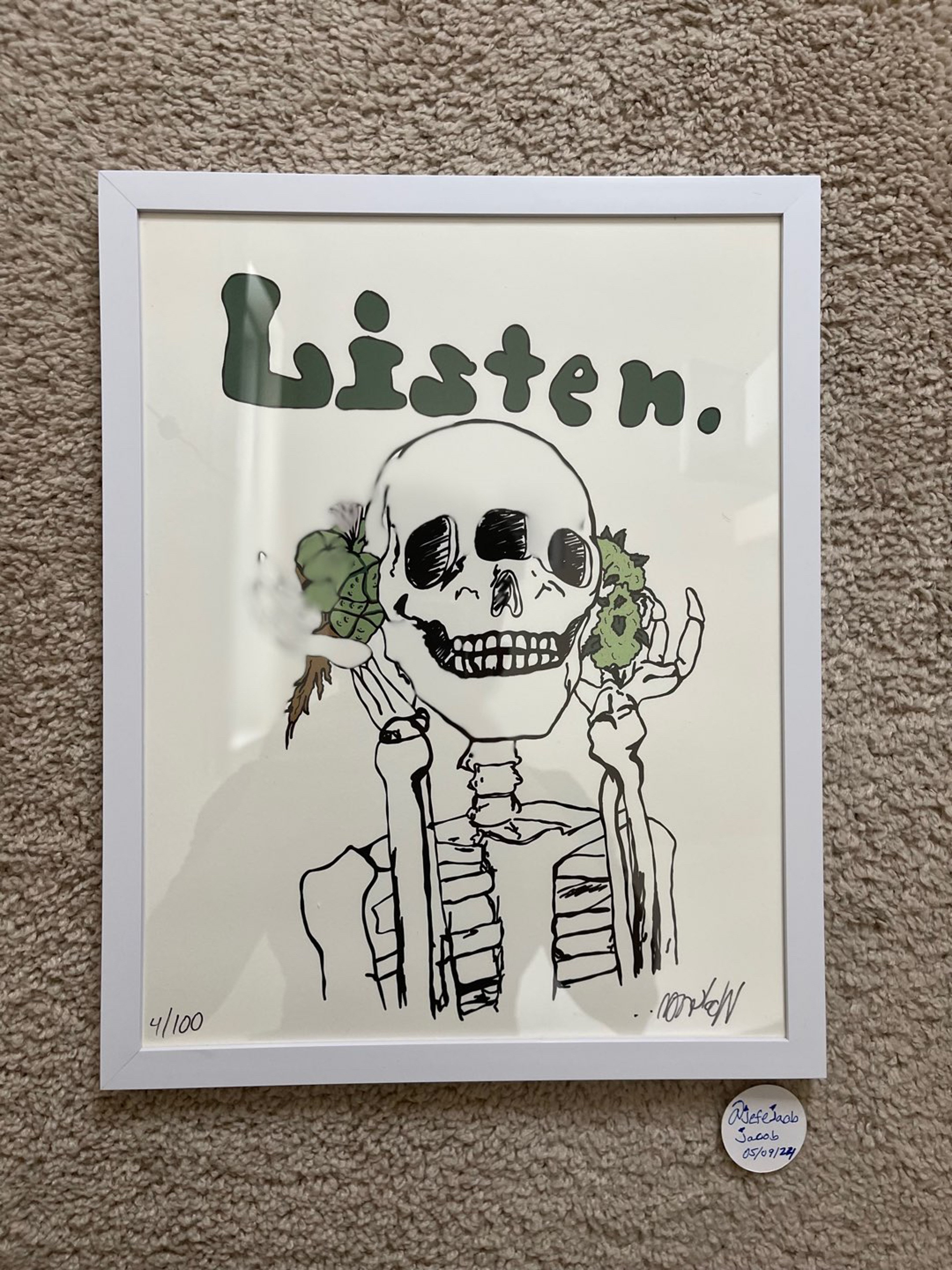 Preview pic of Lot Wookerson “Listen” Print