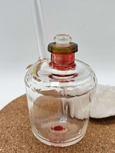 Preview pic of Pomegranate and green opal XL gemcup