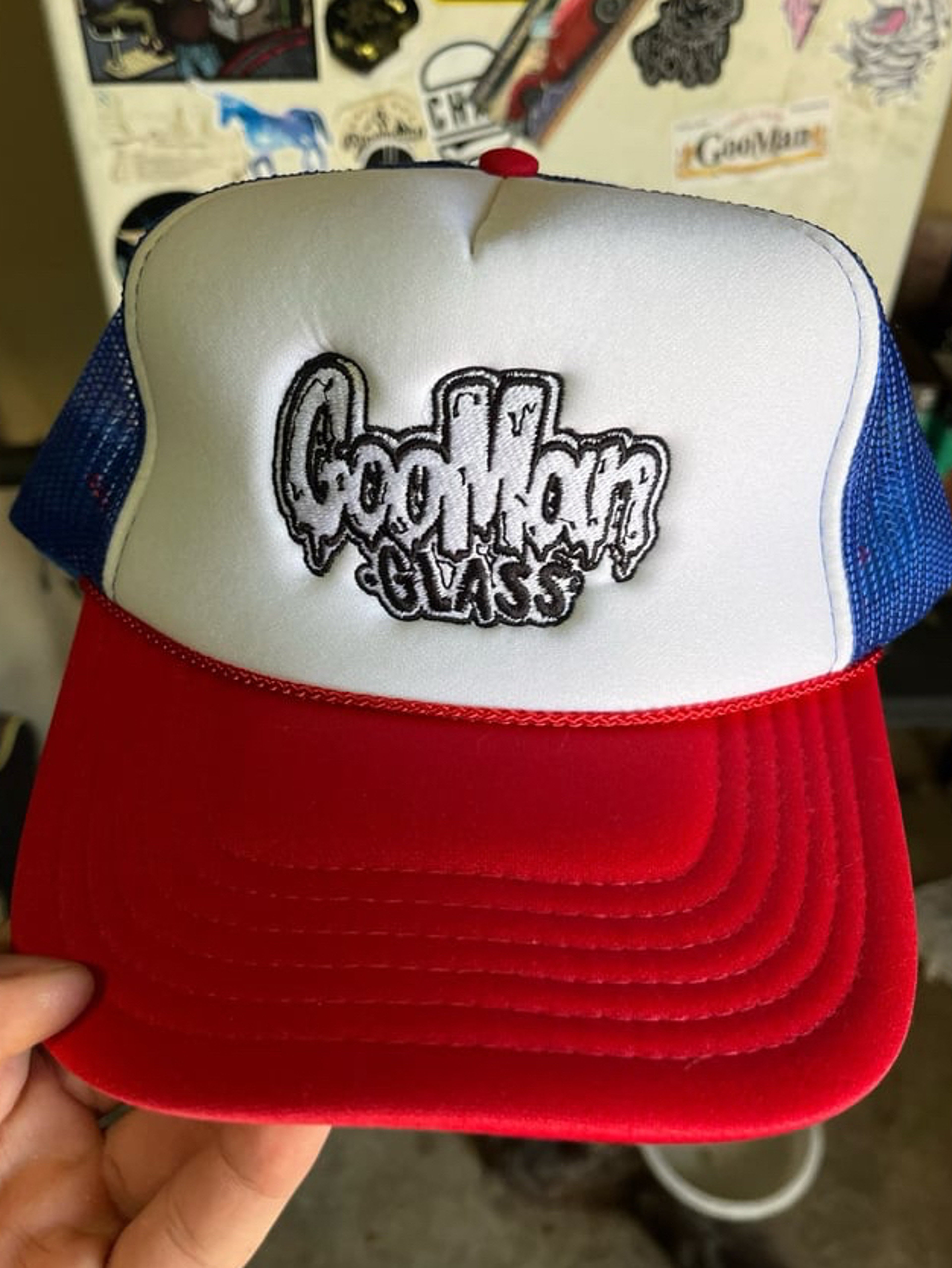Preview pic of GooManGlass trucker hat