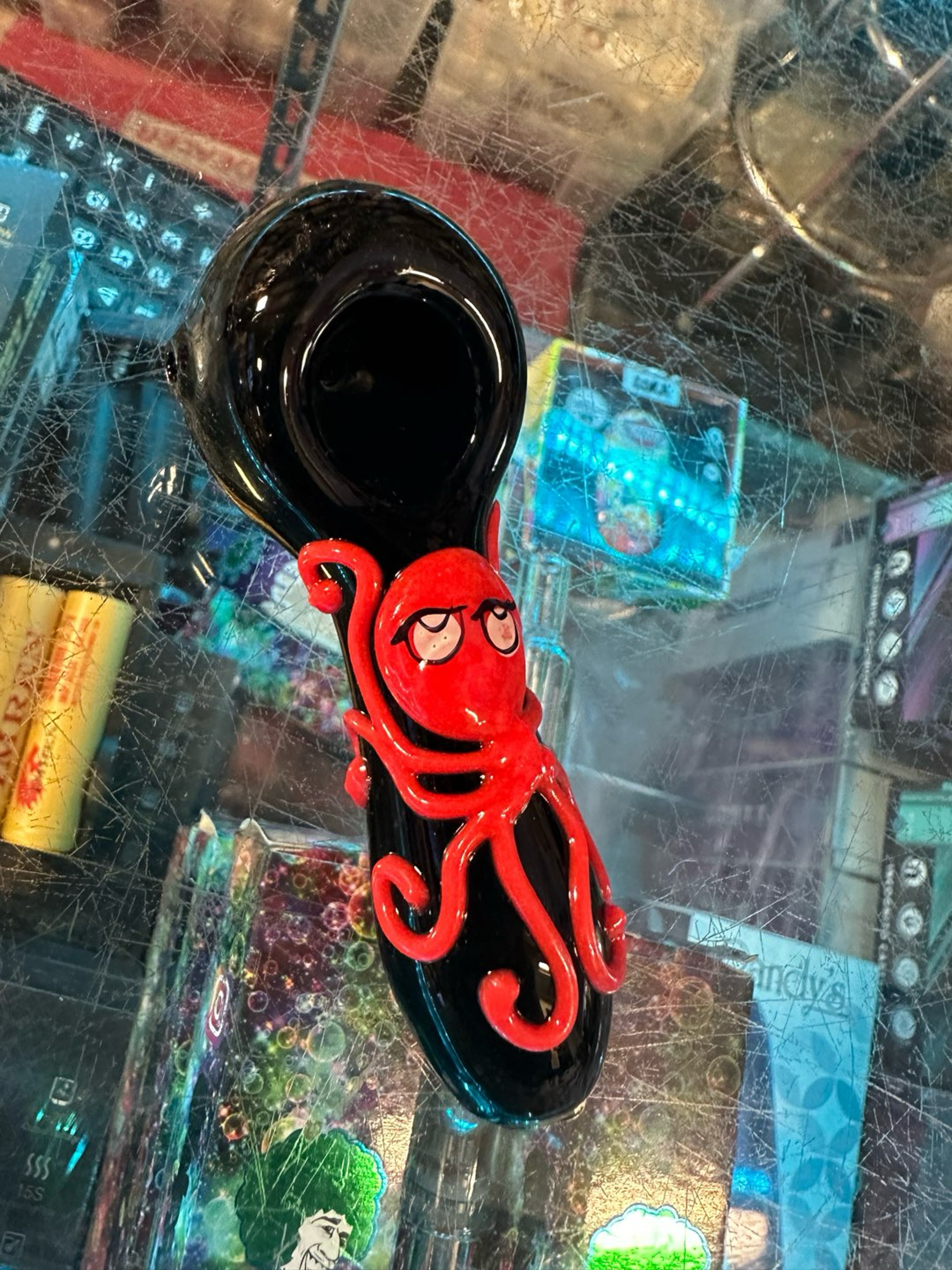 Preview pic of Red Octopus Pipe FREE SHIPPING