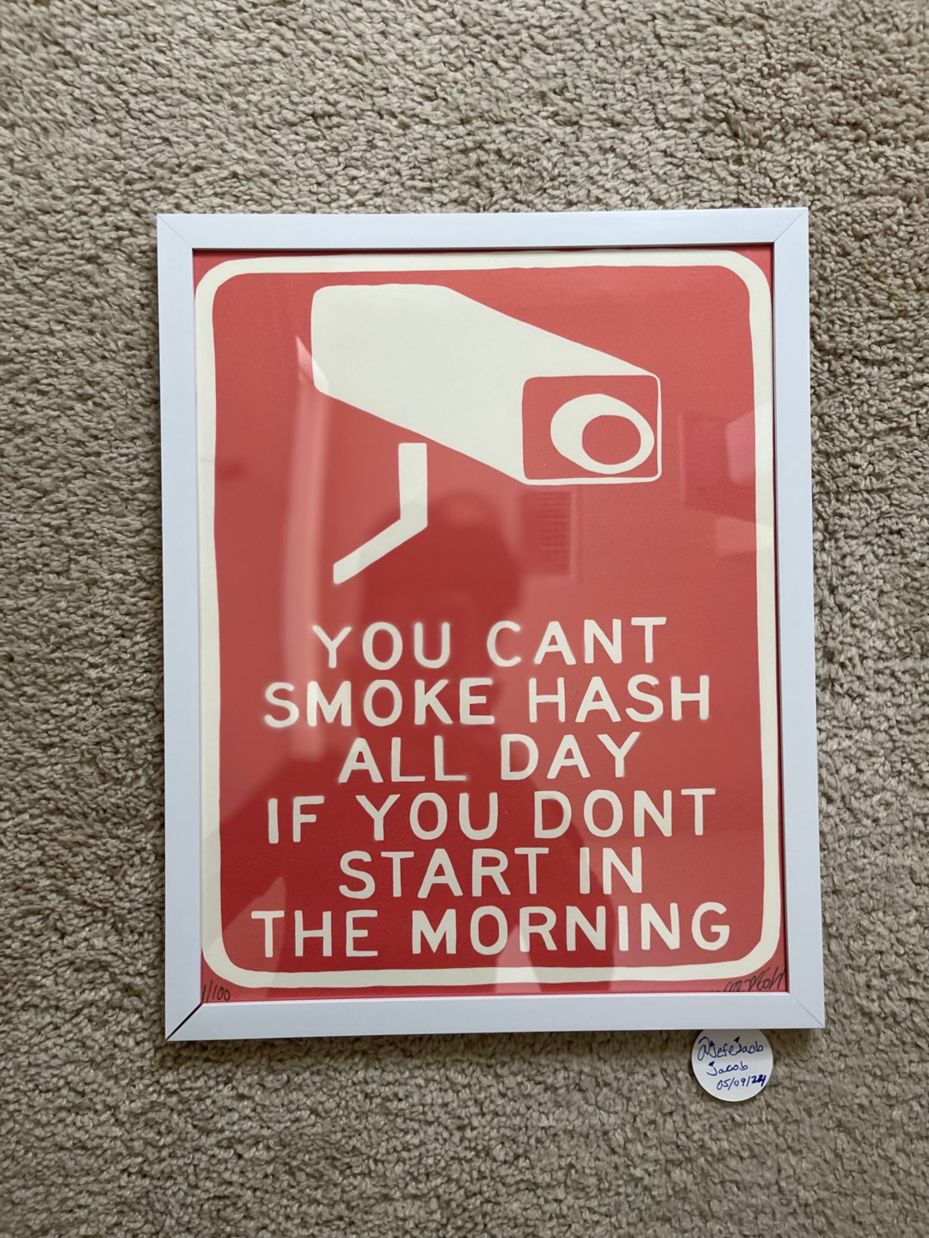 Preview pic of Lot Wookerson “Wookerson is Watching” Print