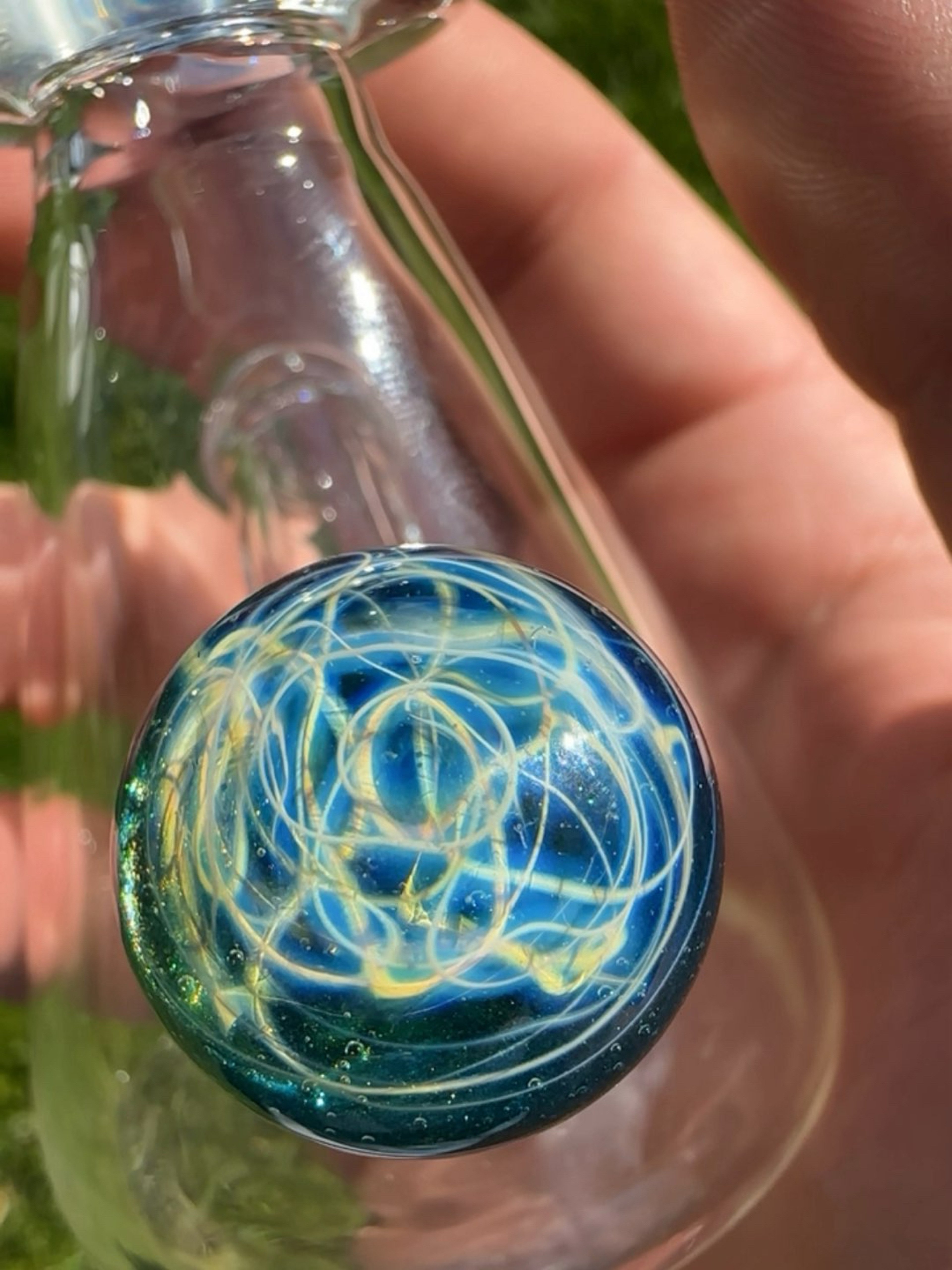 Preview pic of Mini Tube w/ squiggle fume marble