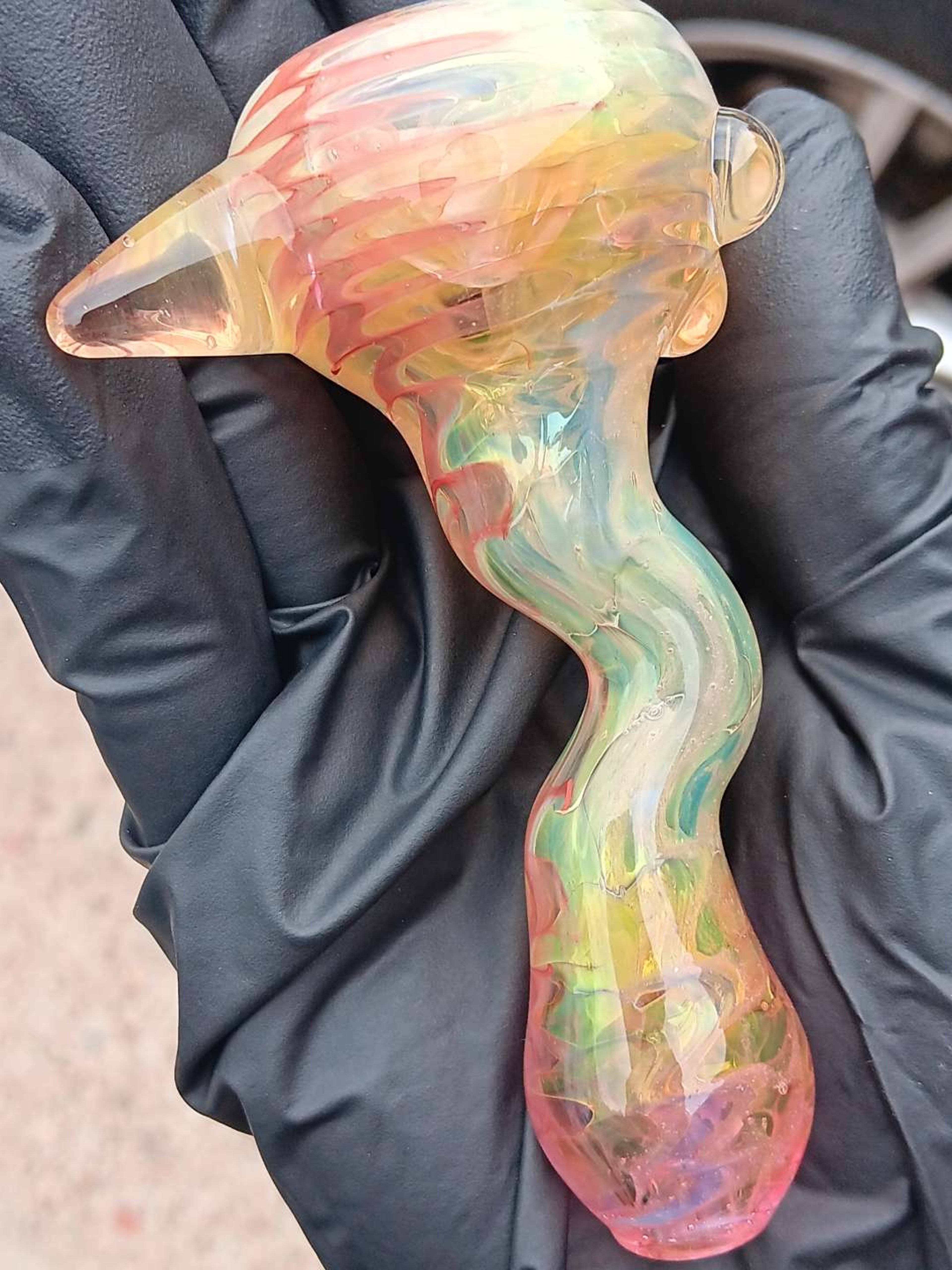 Preview pic of .999 Gold and .999 silver fume chillum