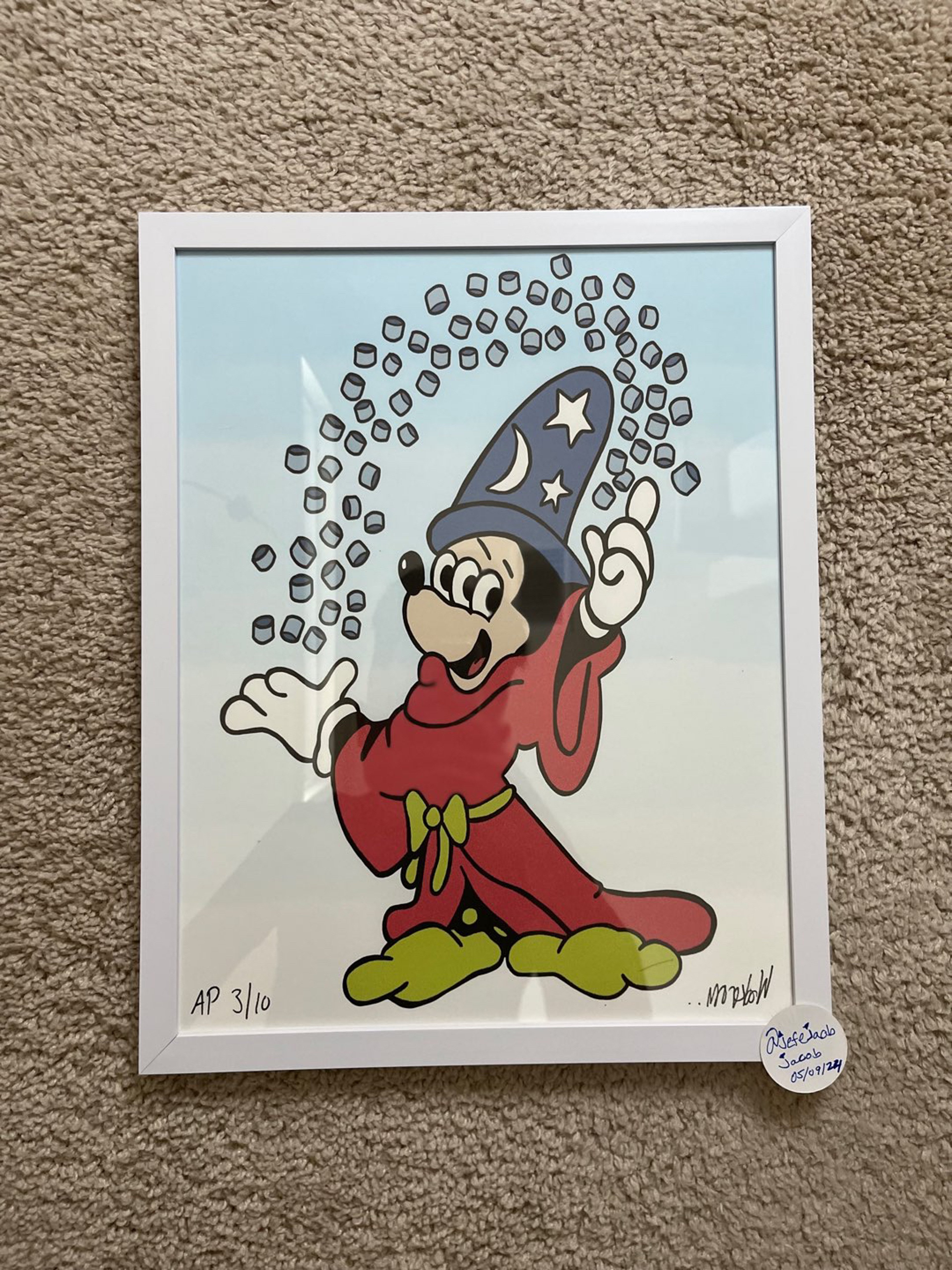 Preview pic of Lot Wookerson “Blue Moon Sorcerer” Print