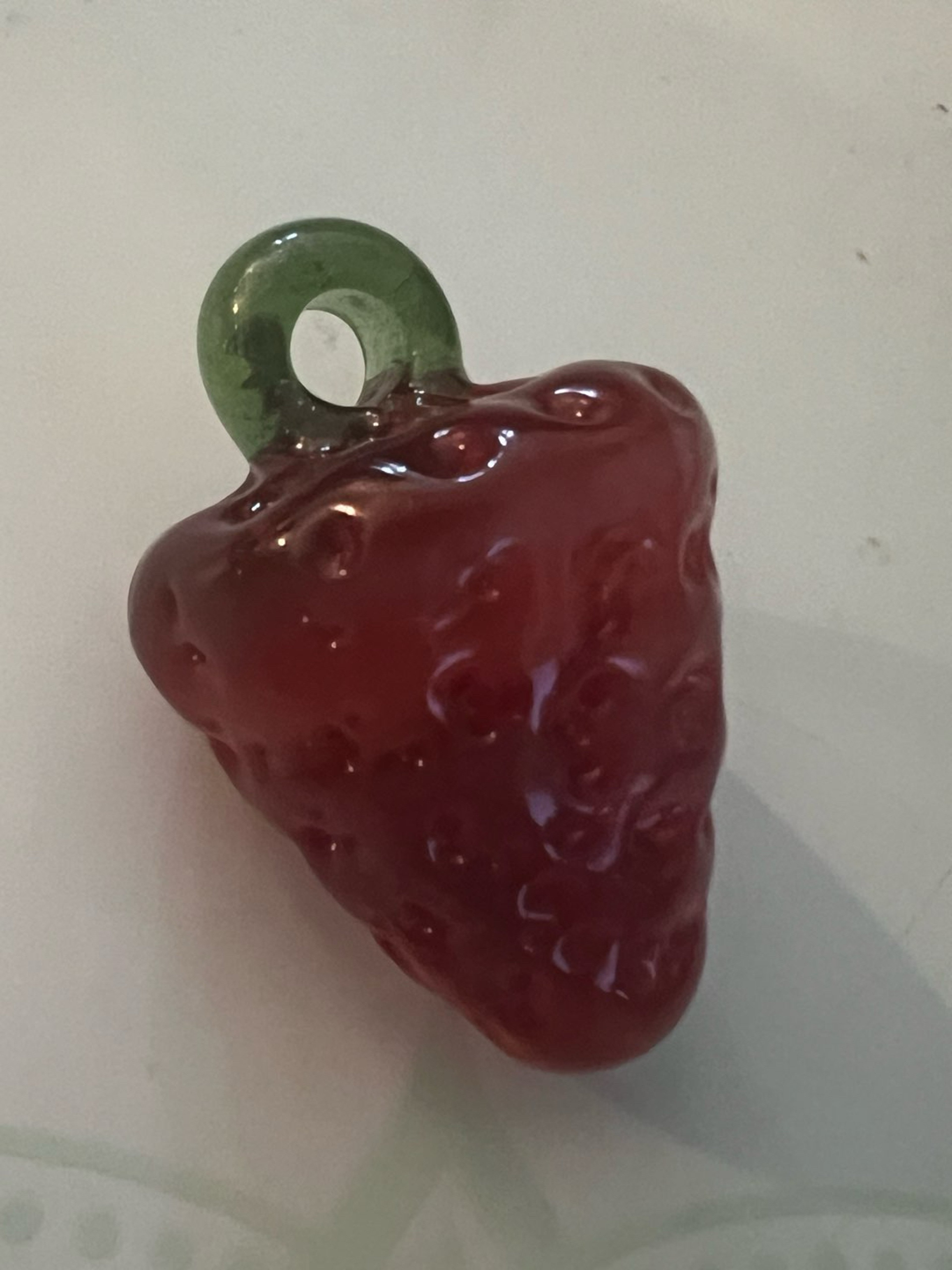 Preview pic of Malachite Strawberry Pendant