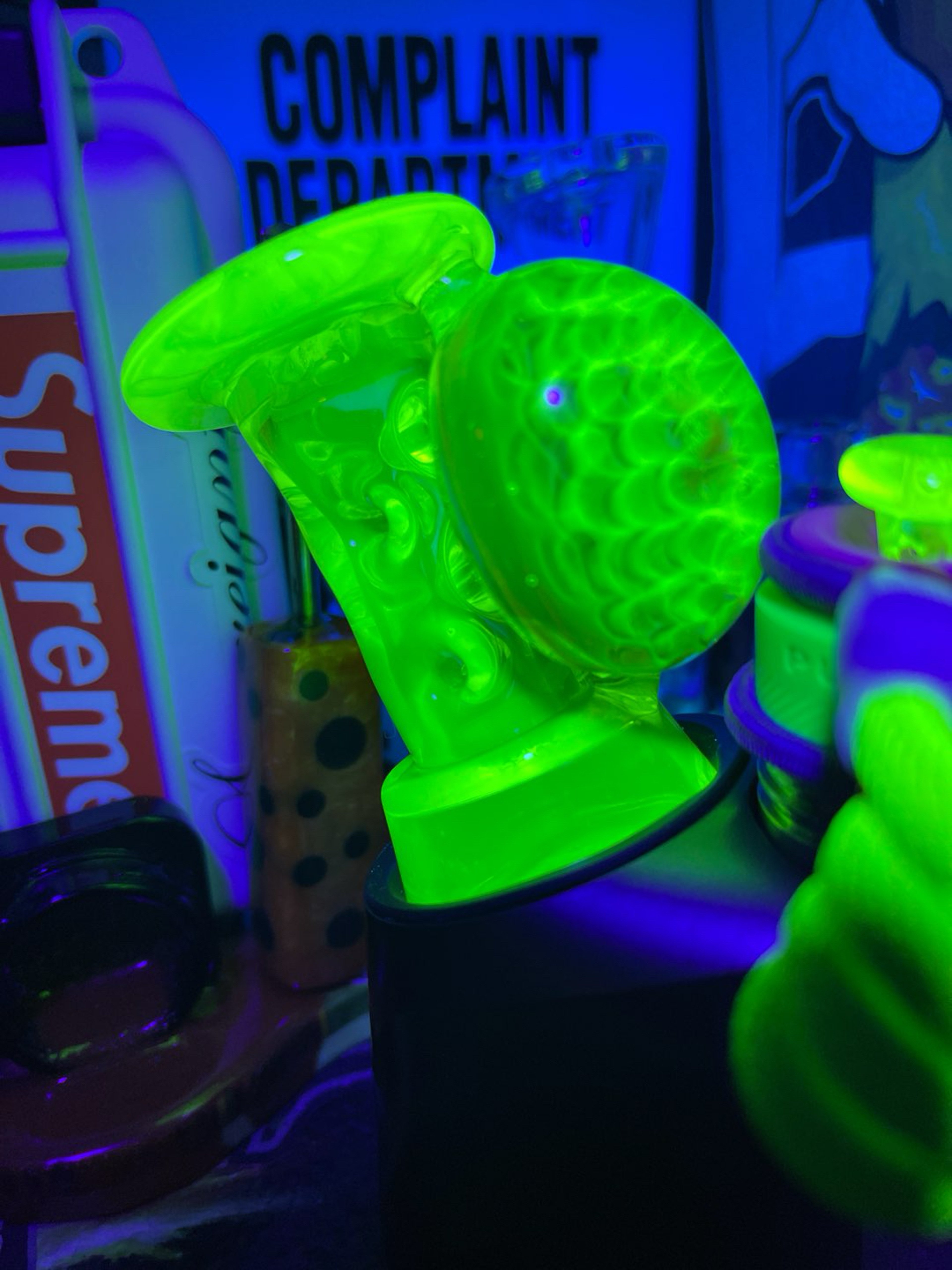 Preview pic of Durin glass puffco dry ion honeycomb top🔥🔥🔥