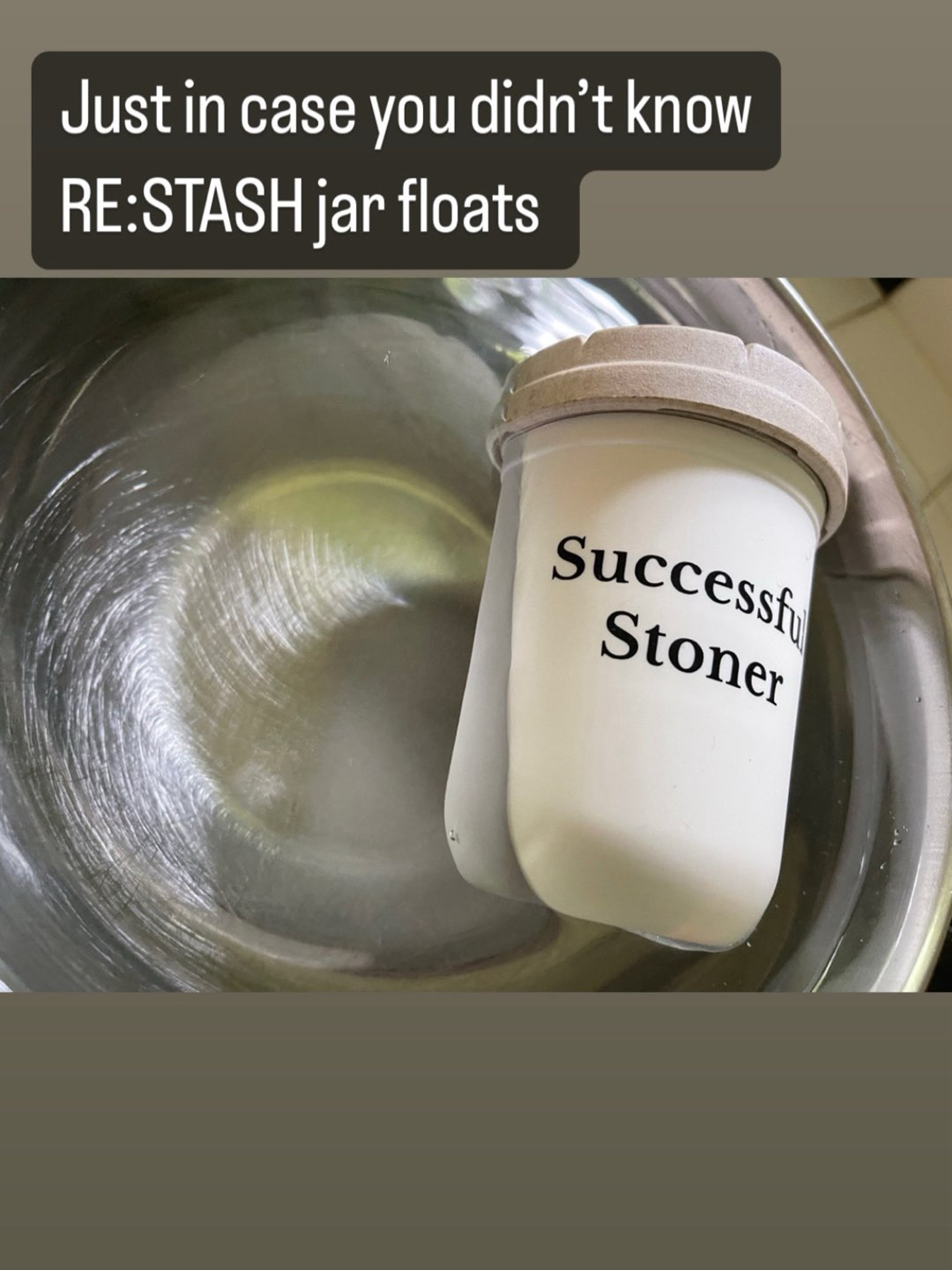 Preview pic of Successful stoner Re:Stash Jar